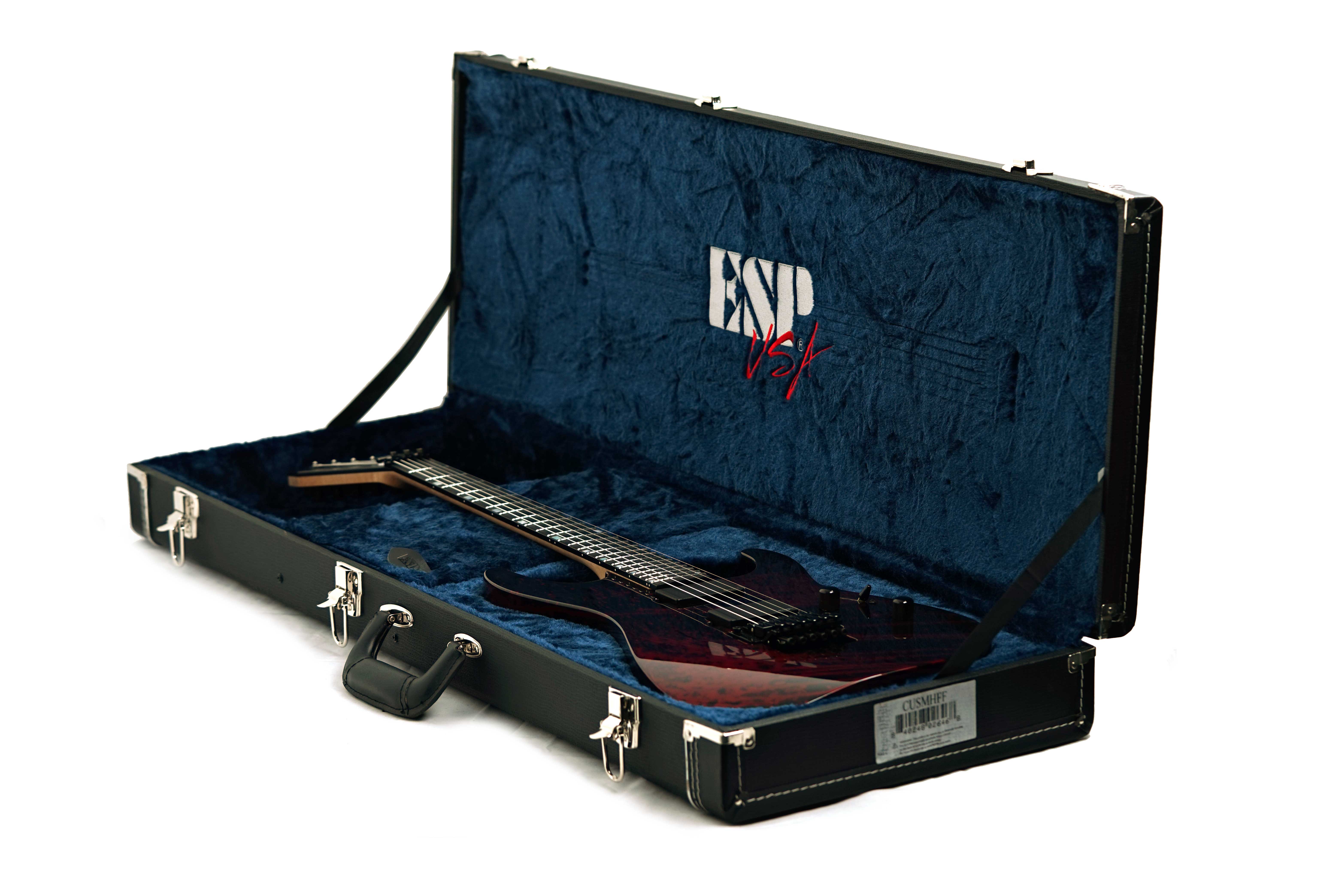 ESP USA M-II FR DX Black Blood Splatter