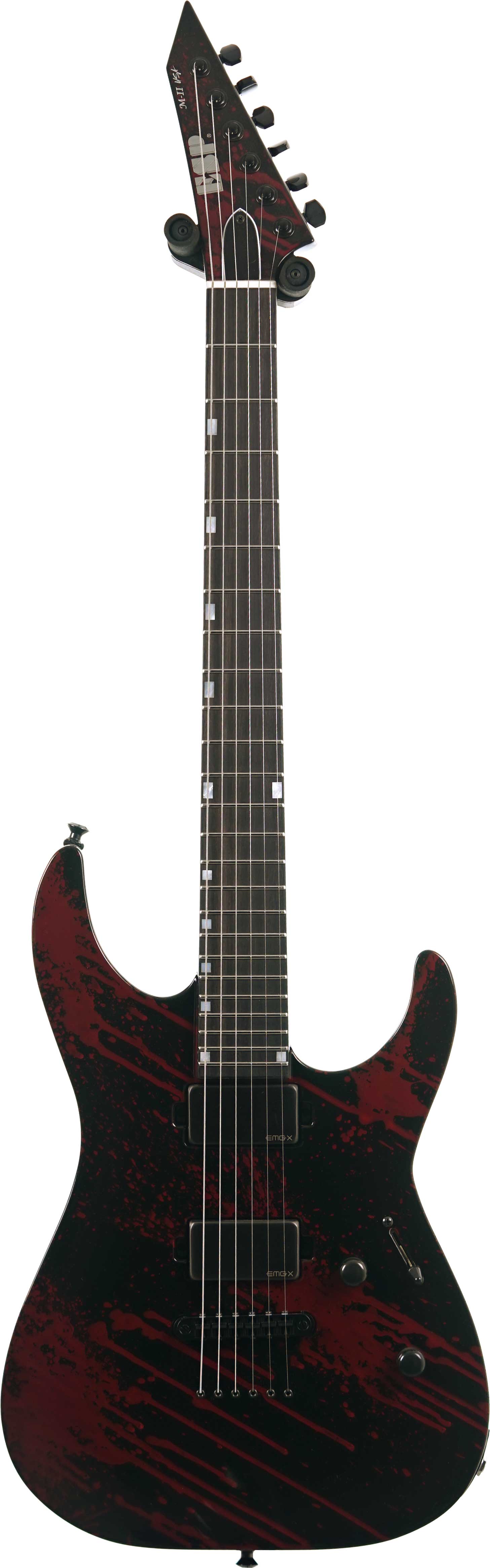 ESP USA M-II NTB Blood Splatter