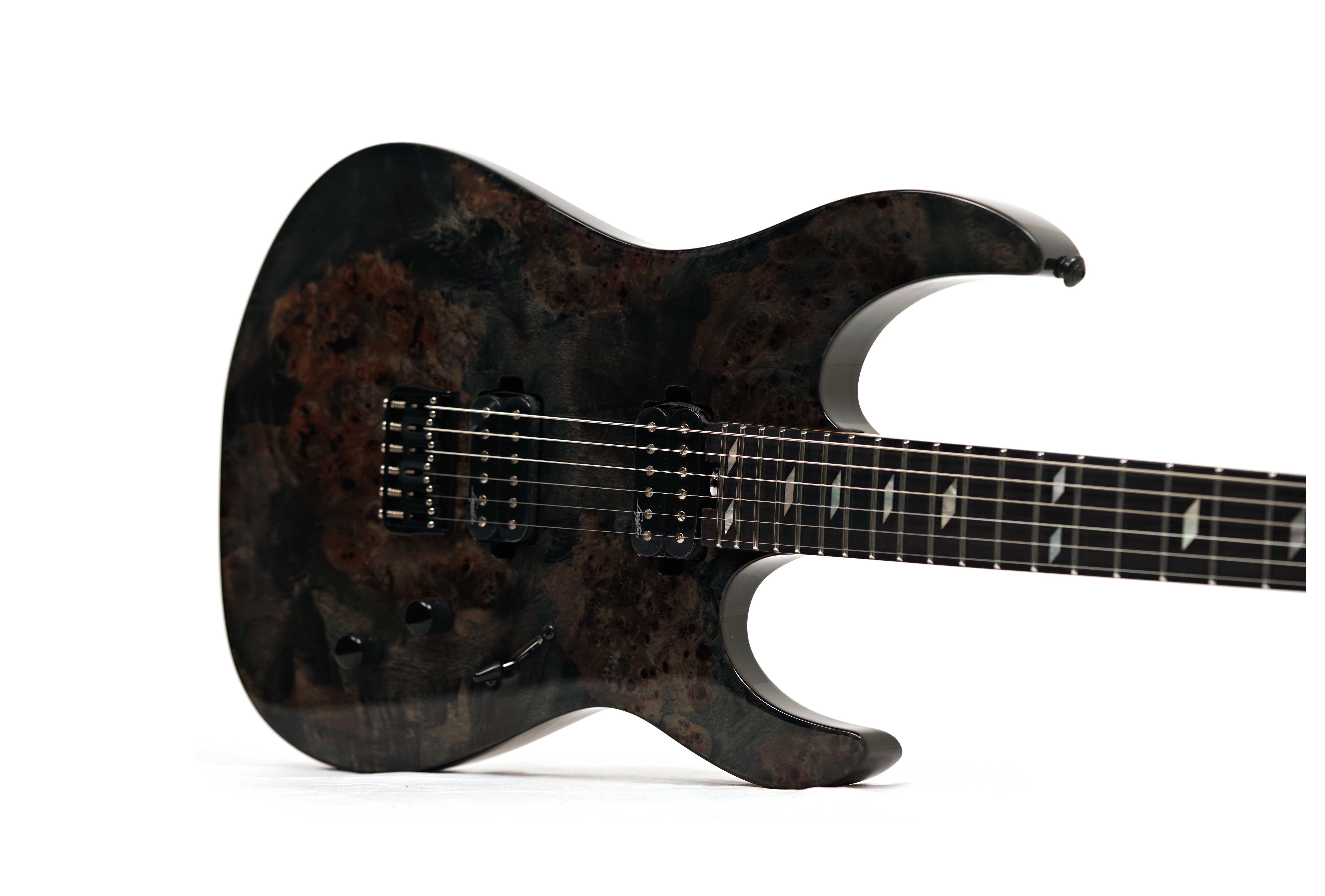 Legator Ninja N6SS-BLK Super Shred Black Burl