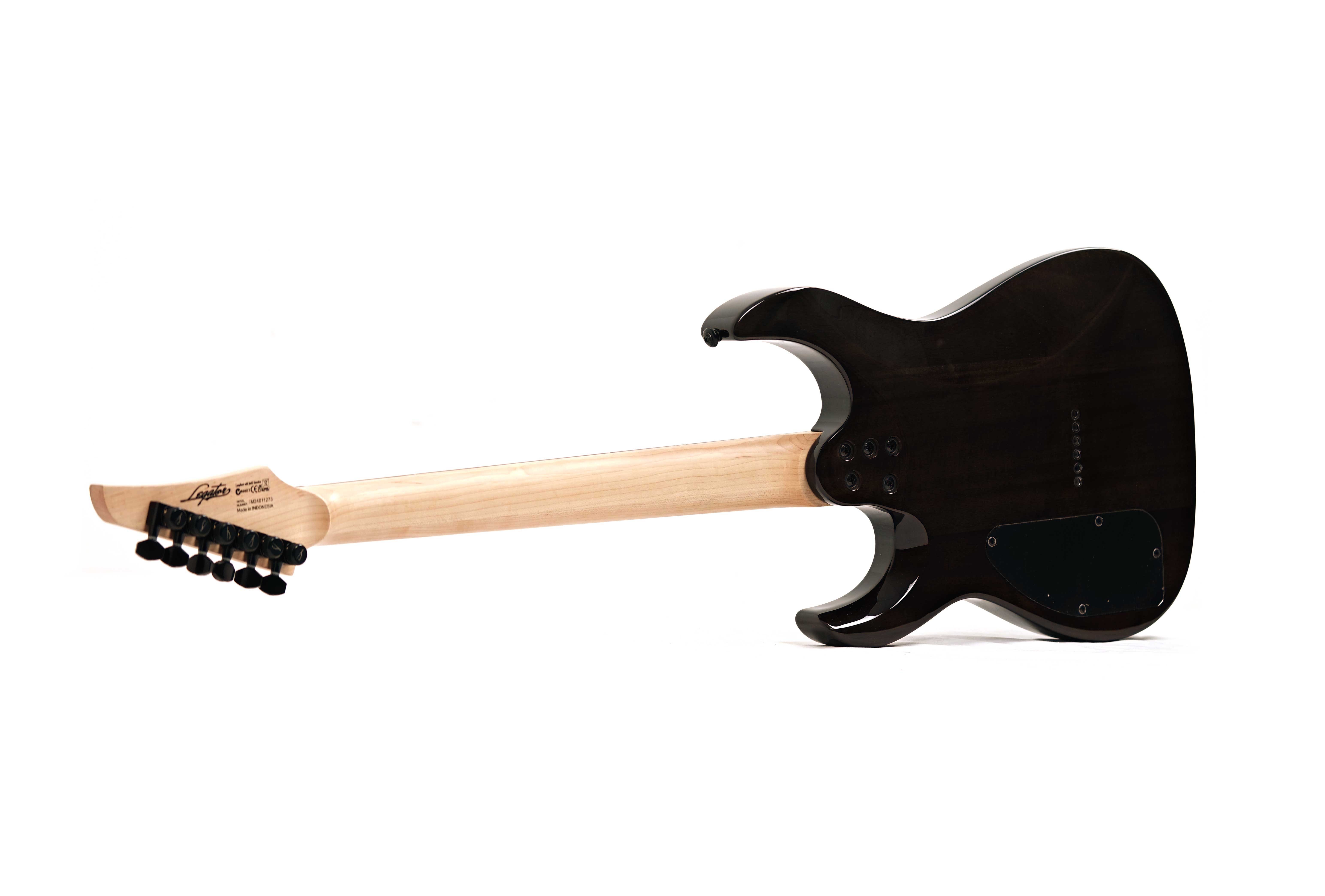 Legator Ninja N6SS-BLK Super Shred Black Burl