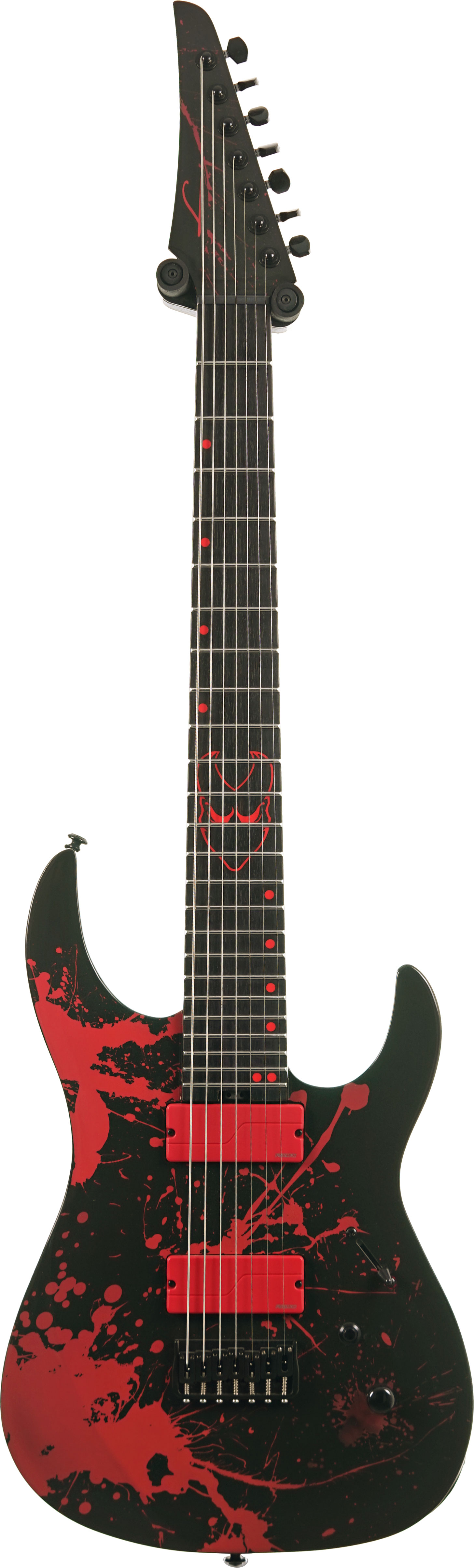 Legator Ninja N7CS-BLK Alex Terrible Signature Blood / Black
