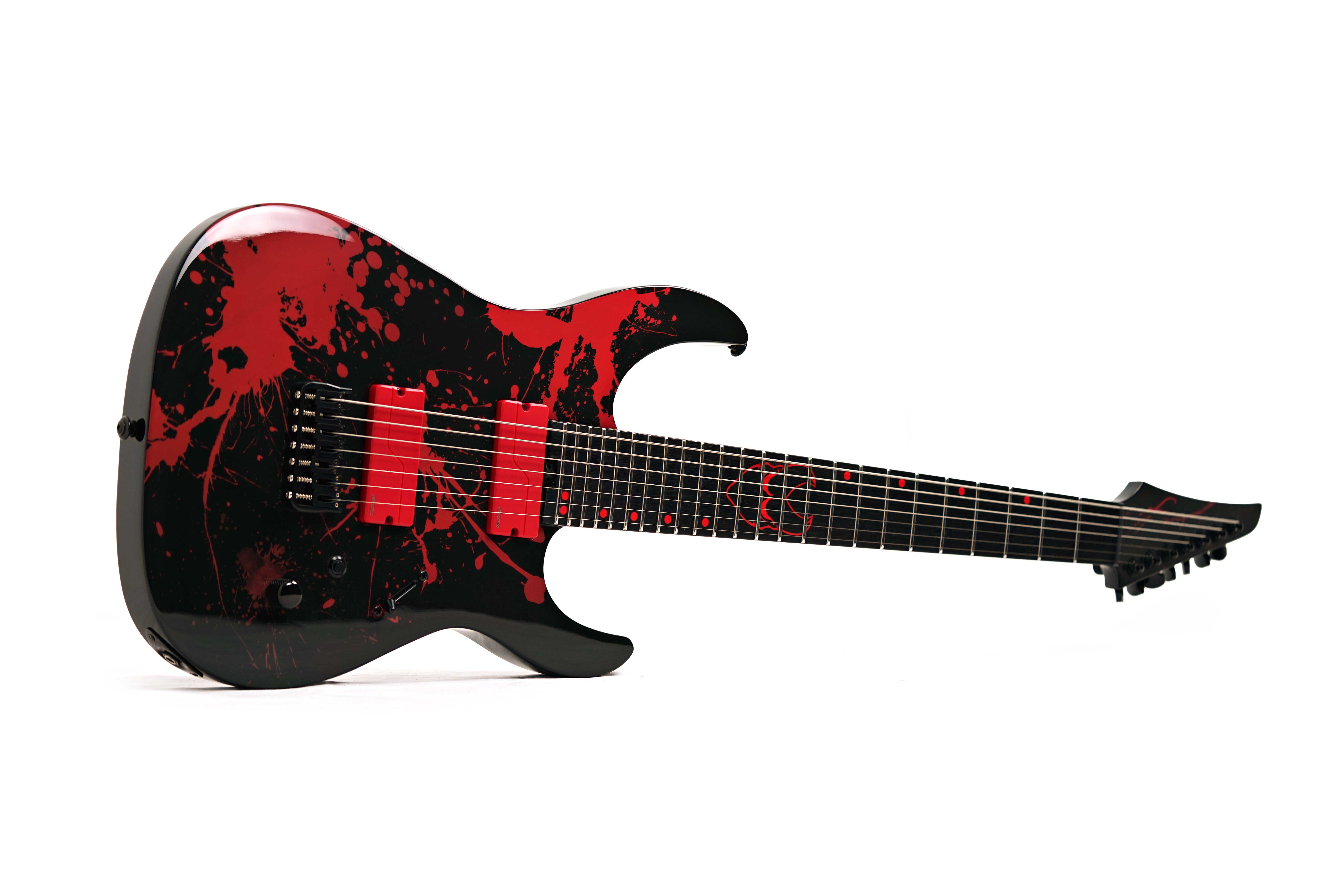 Legator Ninja N7CS-BLK Alex Terrible Signature Blood / Black