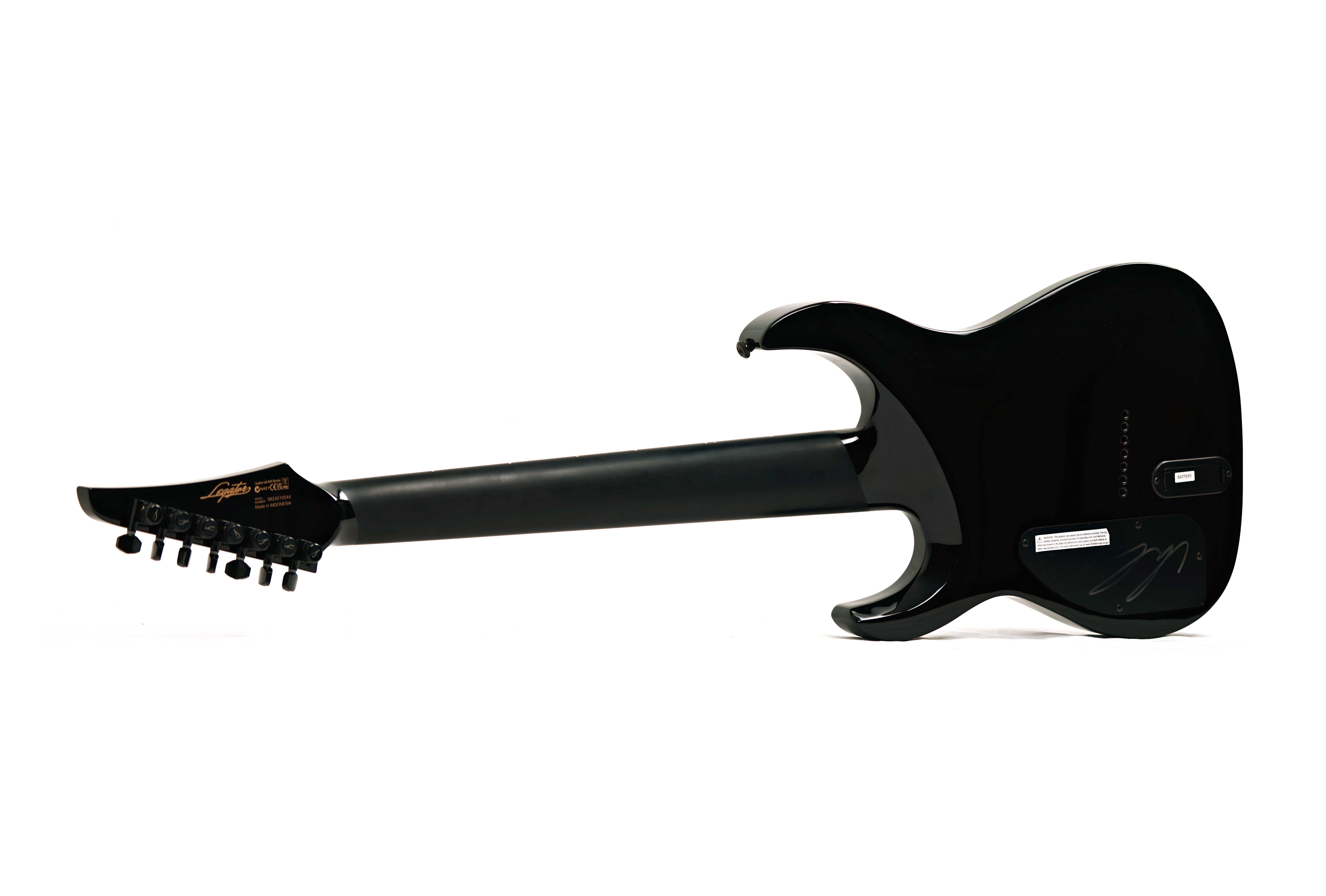 Legator Ninja N7CS-BLK Alex Terrible Signature Blood / Black