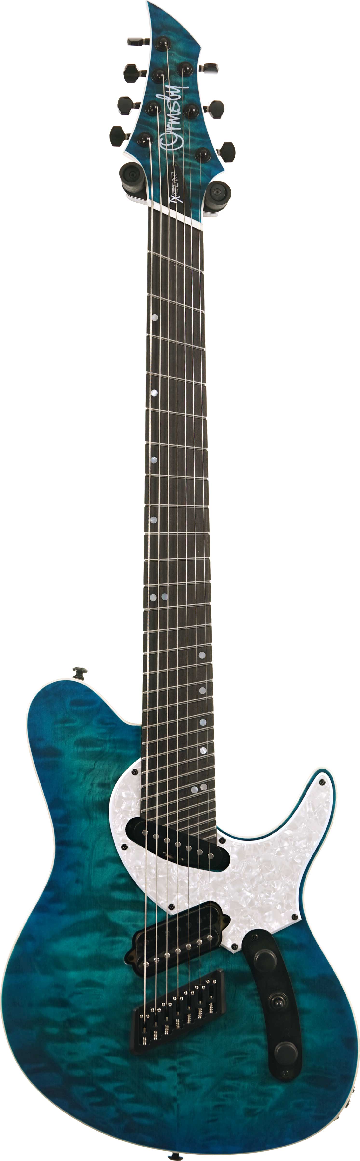 Ormsby TX GTR 7 Exotic Aqua Burst Run 15 (Ex-Demo) #GTR07280