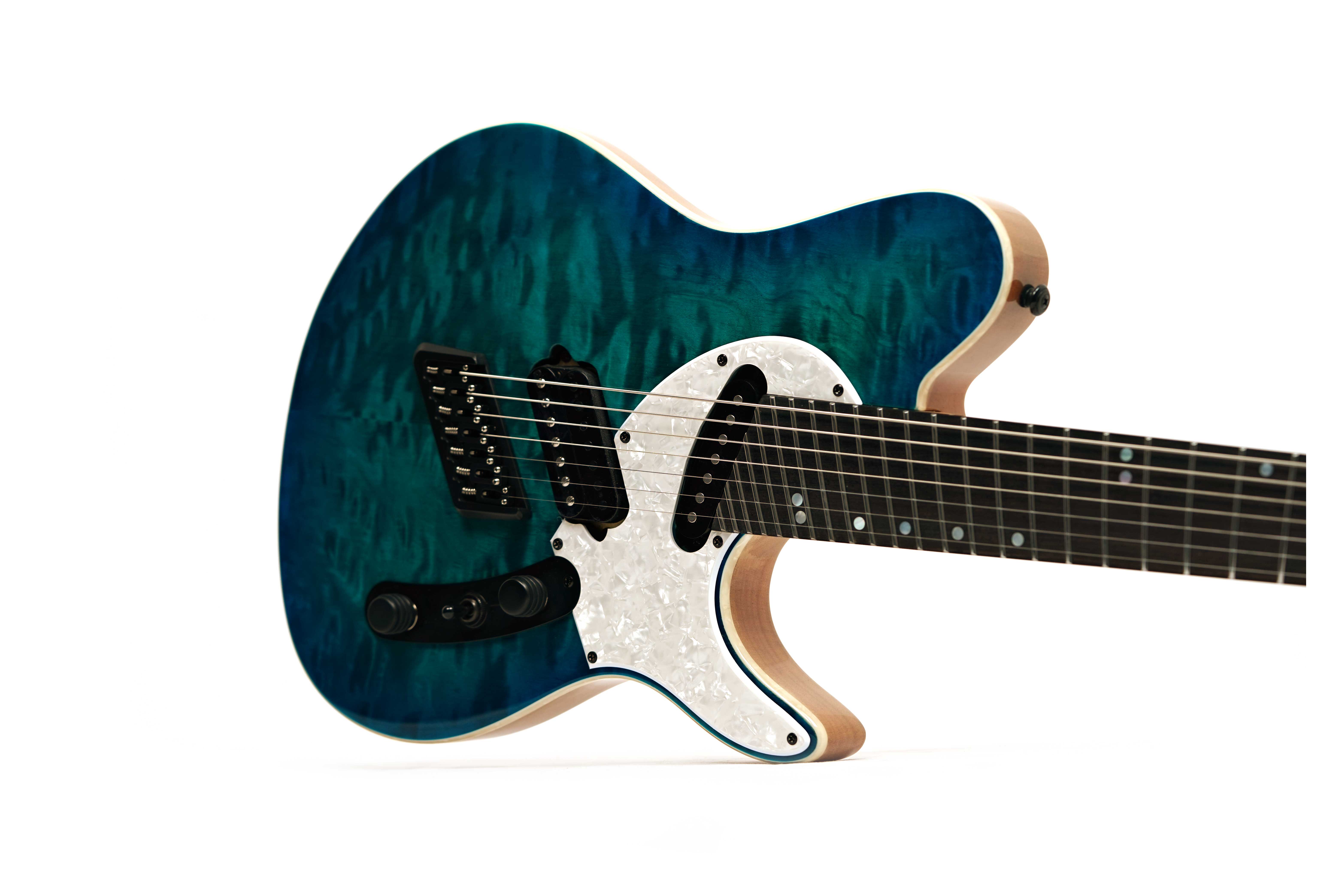 Ormsby TX GTR 7 Exotic Aqua Burst Run 15 (Ex-Demo) #GTR07280