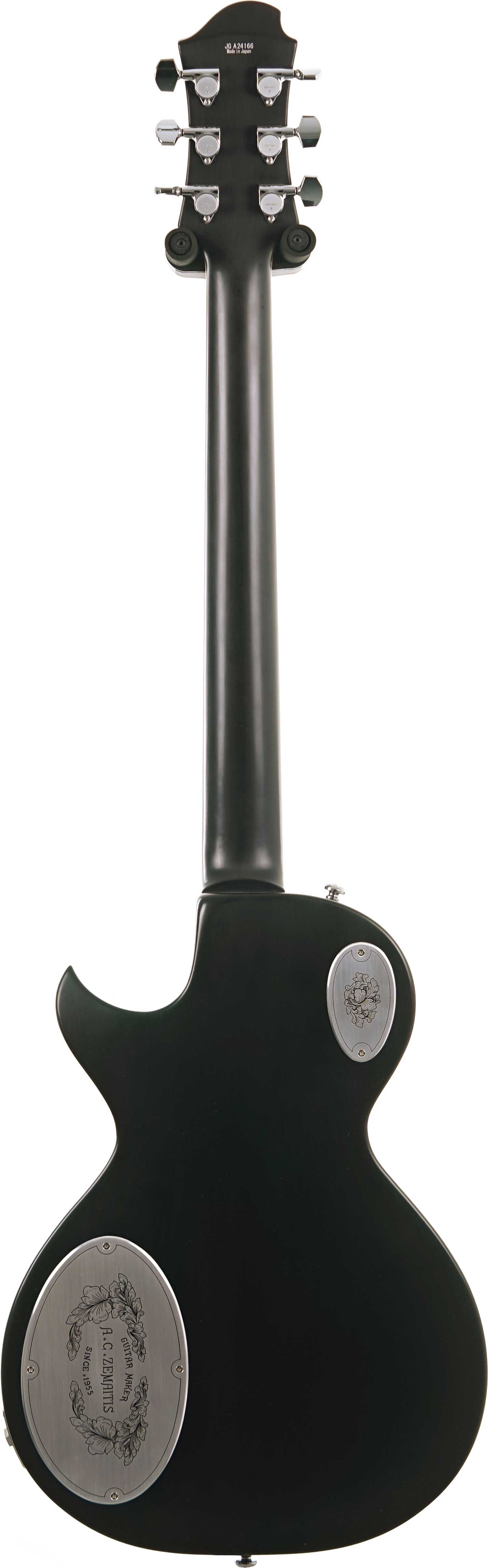 Zemaitis MFG-AC-24 Metal Front, Dragon and Heart Black Satin (Ex-Demo) #A24166