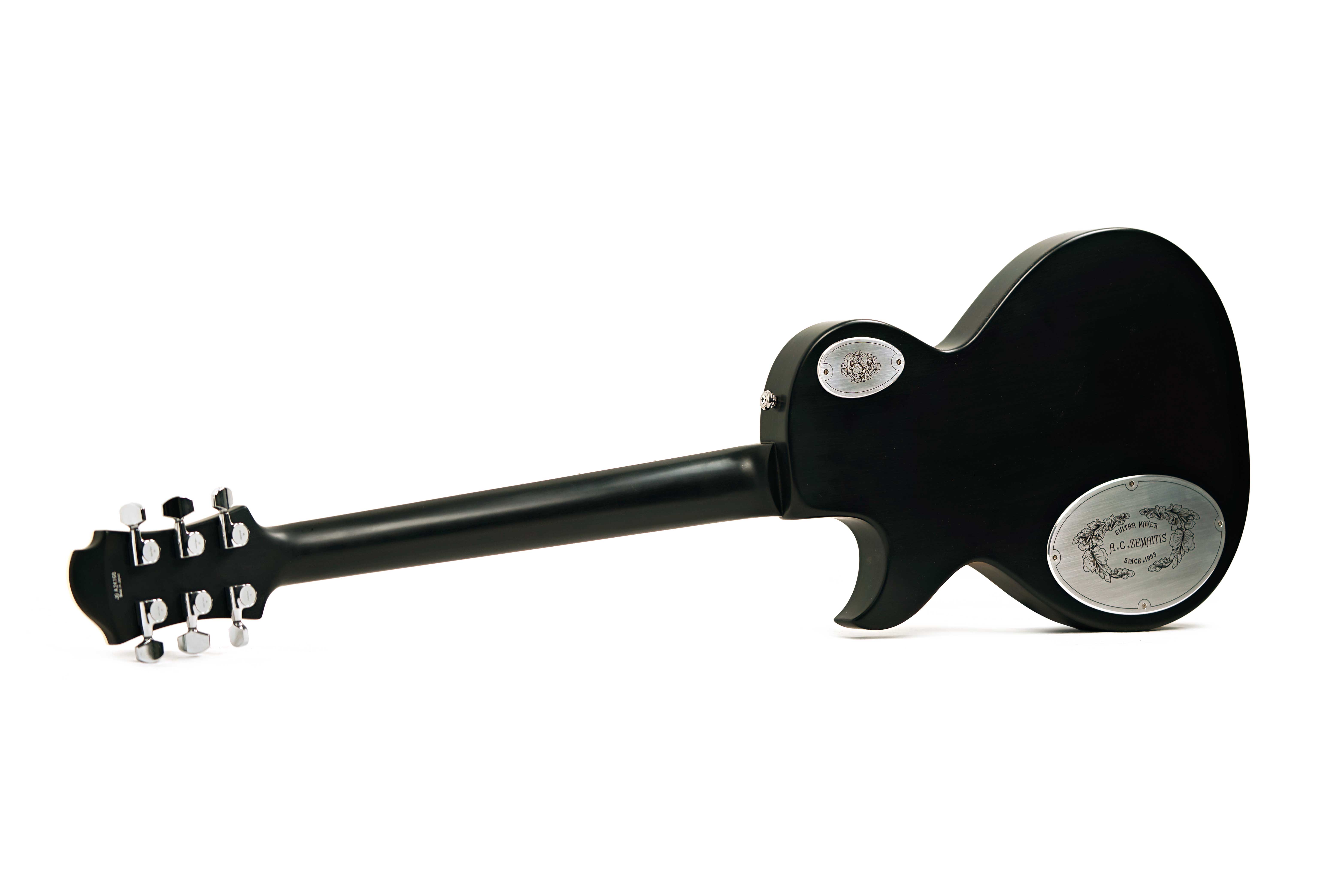 Zemaitis MFG-AC-24 Metal Front, Dragon and Heart Black Satin (Ex-Demo) #A24166