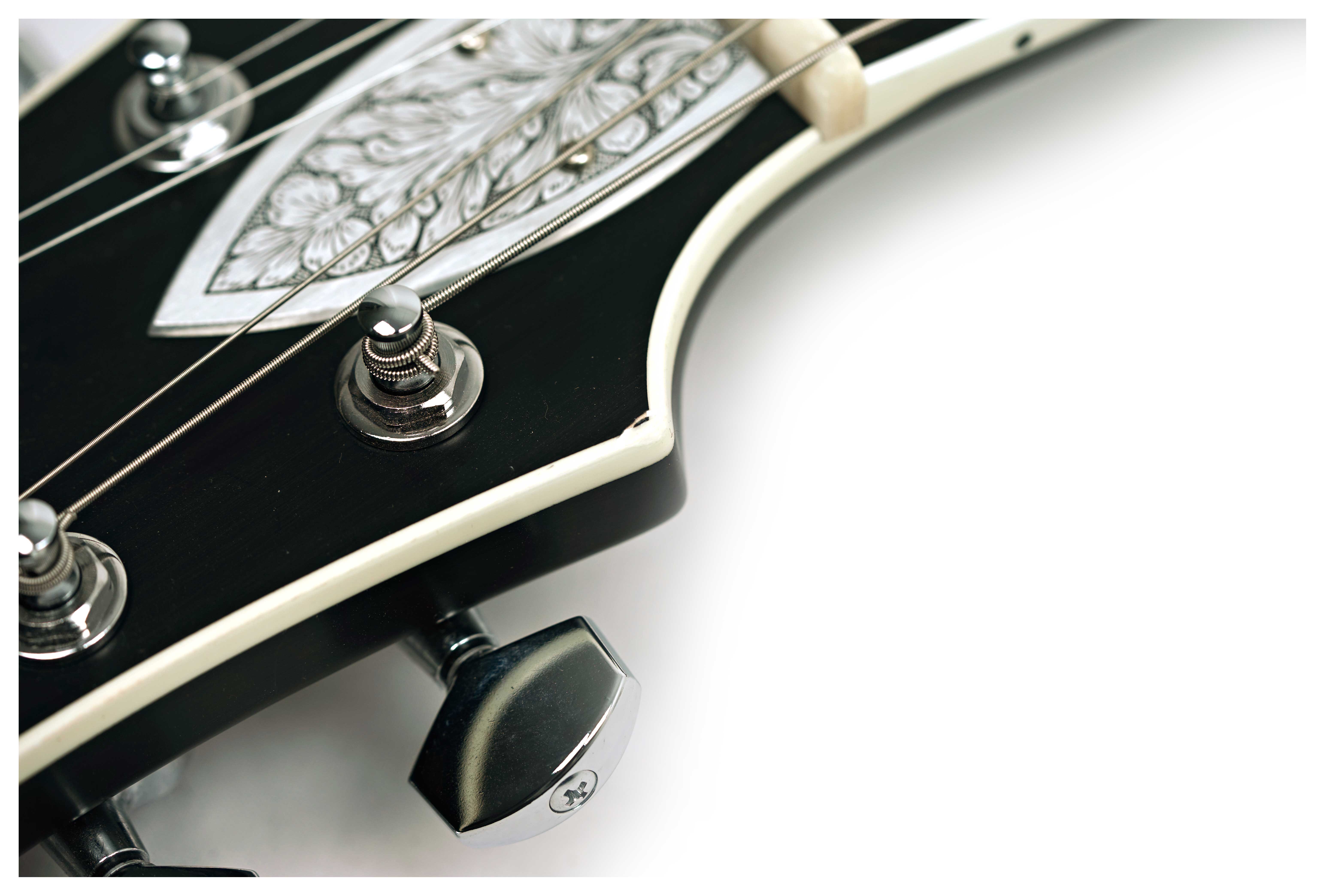 Zemaitis MFG-AC-24 Metal Front, Dragon and Heart Black Satin (Ex-Demo) #A24166