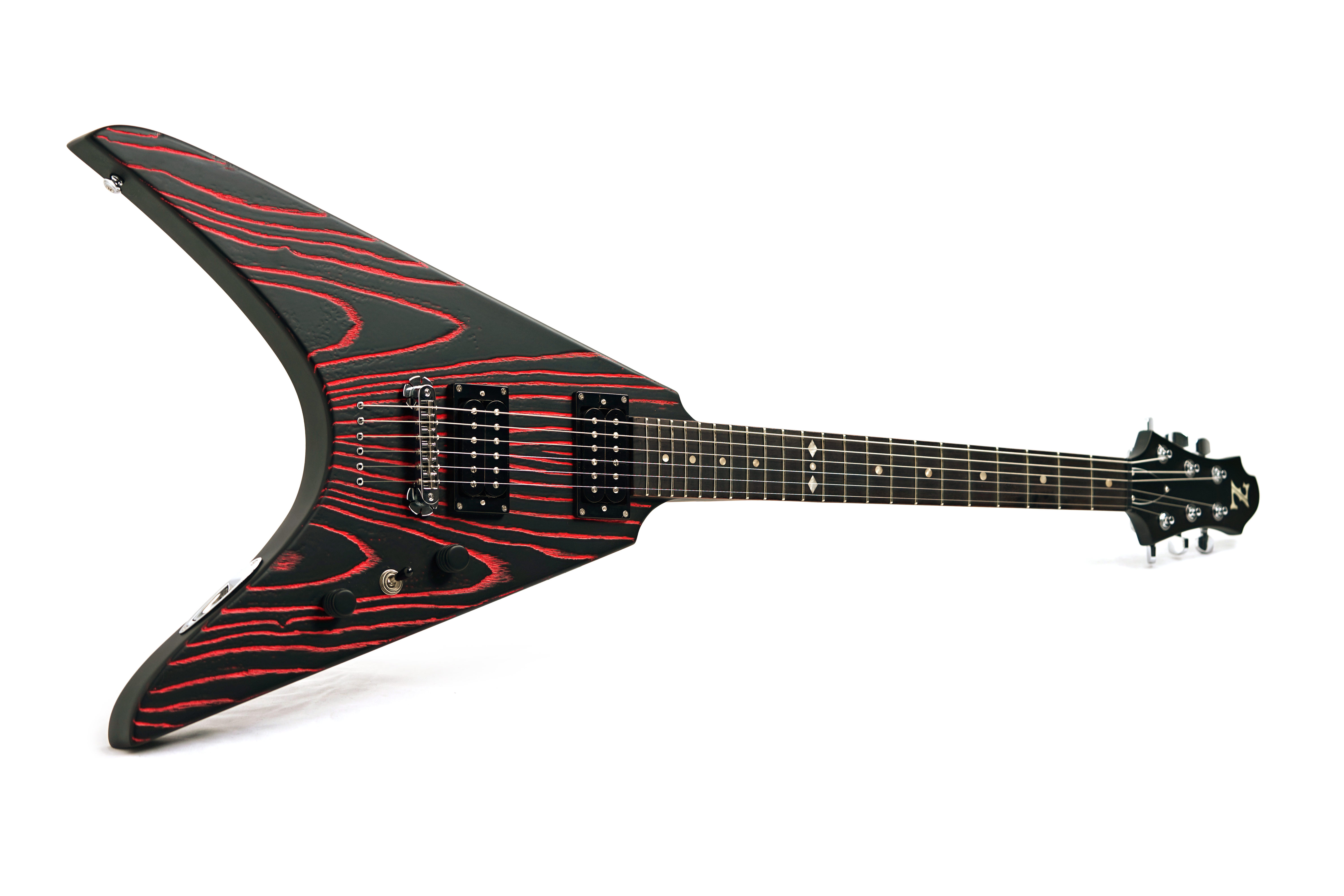 Zemaitis ZVWA22-RD Sandblasted Ash Red