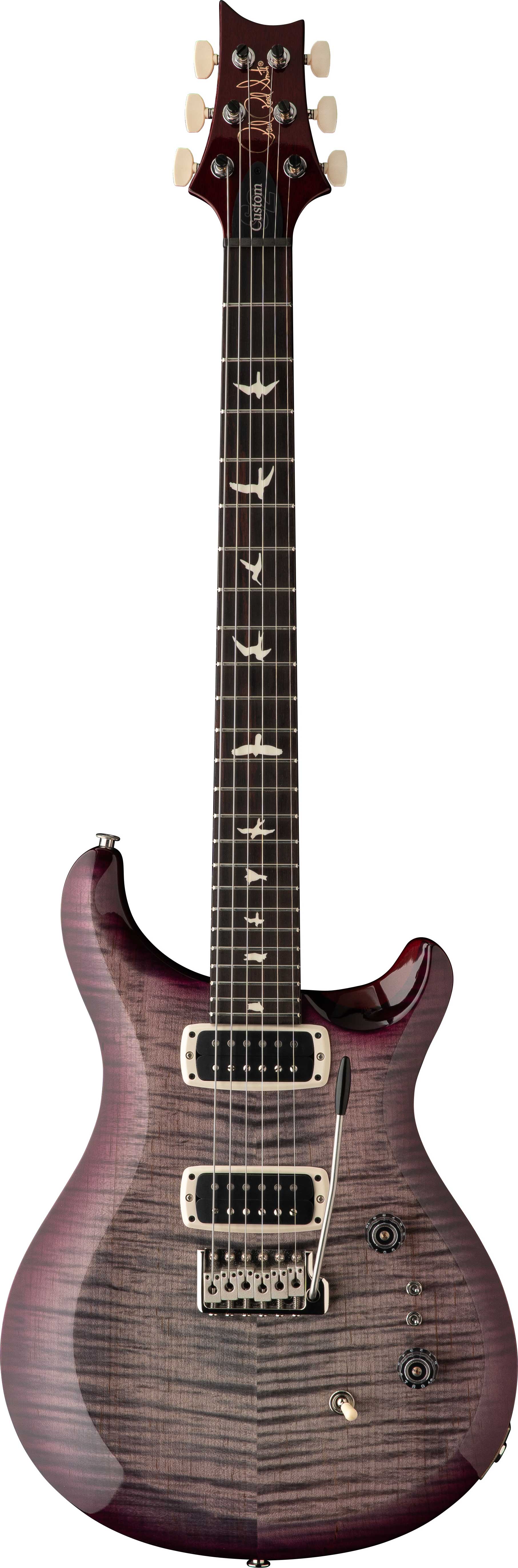 PRS S2 Custom 24-08 Faded Grey Black Purple Burst