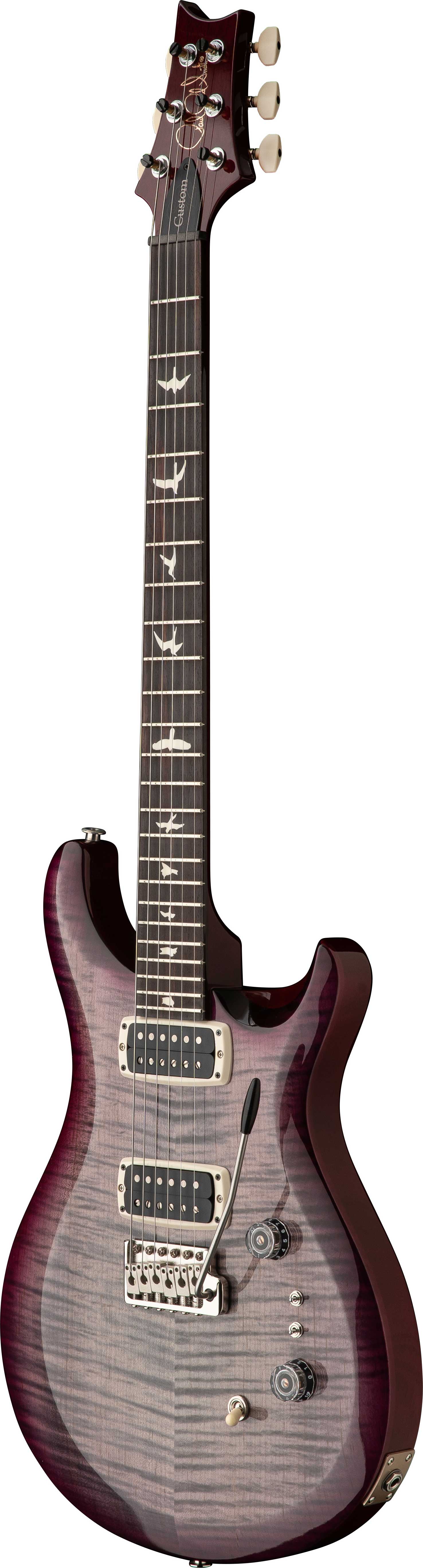 PRS S2 Custom 24-08 Faded Grey Black Purple Burst