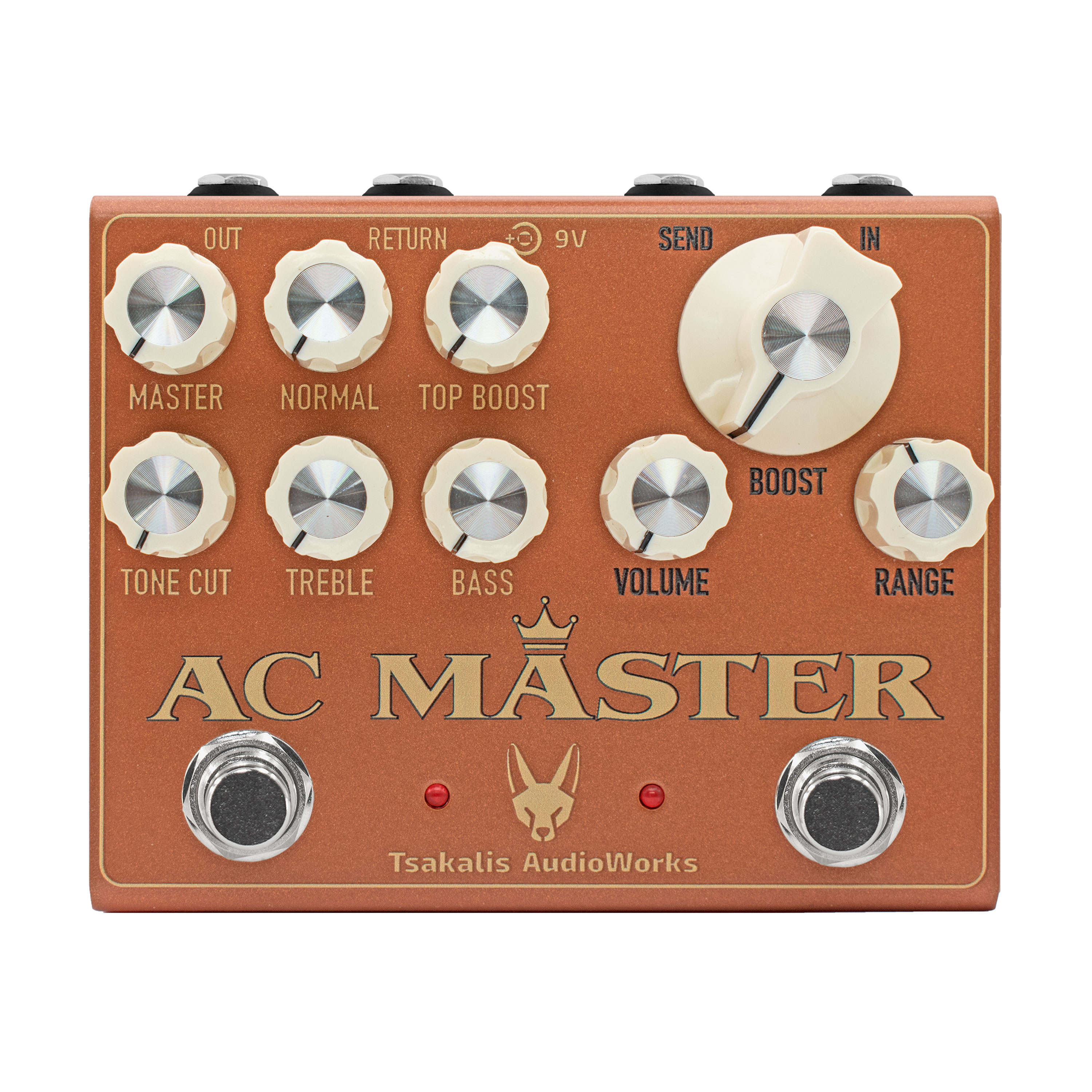 Tsakalis Audioworks AC MASTER Overdrive Pedal