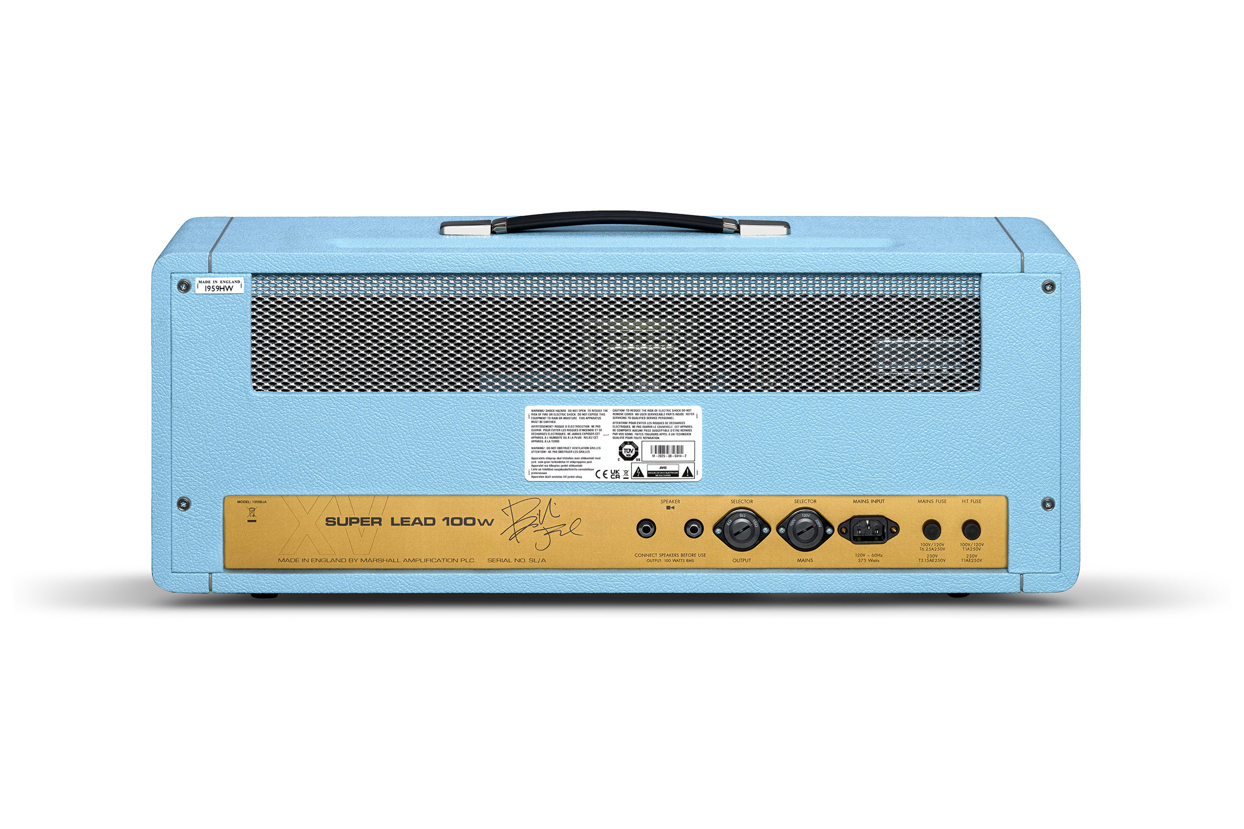 Marshall 1959BJA-H Billie Joe Armstrong Signature 1959 100W Valve Amp Head