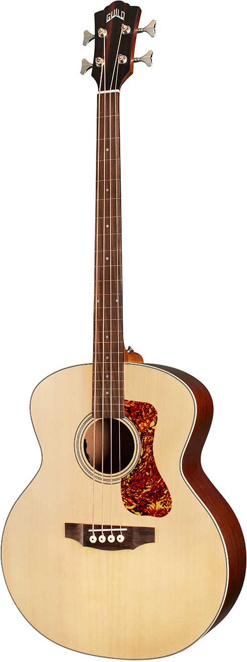 Guild B-240E Fretless Archback Natural
