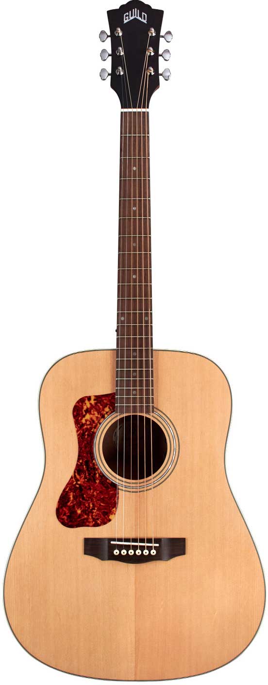 Guild D-240E Left Handed Archback Natural