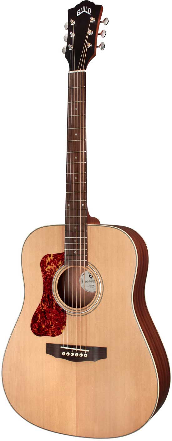 Guild D-240E Left Handed Archback Natural