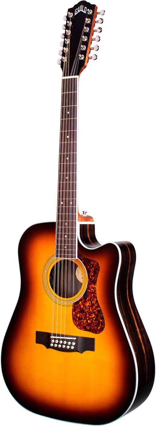 Guild D-2612CE 12 String Deluxe Archback Antique Burst