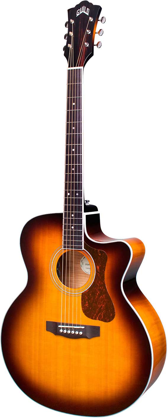 Guild F-250CE Deluxe Archback Maple Antique Burst