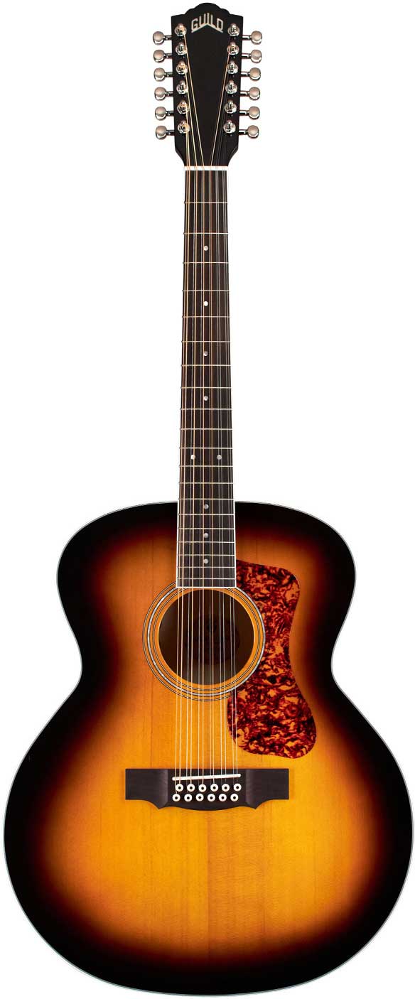 Guild F-2512E 12 String Deluxe Archback Antique Burst