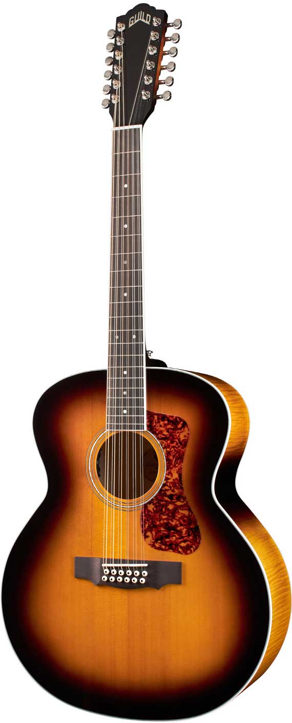 Guild F-2512E 12 String Deluxe Archback Antique Burst