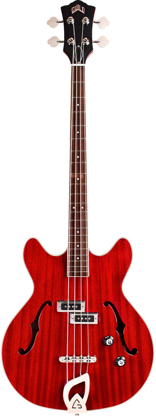 Guild Starfire I Short Scale Bass Cherry Red
