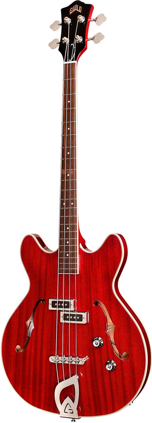 Guild Starfire I Short Scale Bass Cherry Red