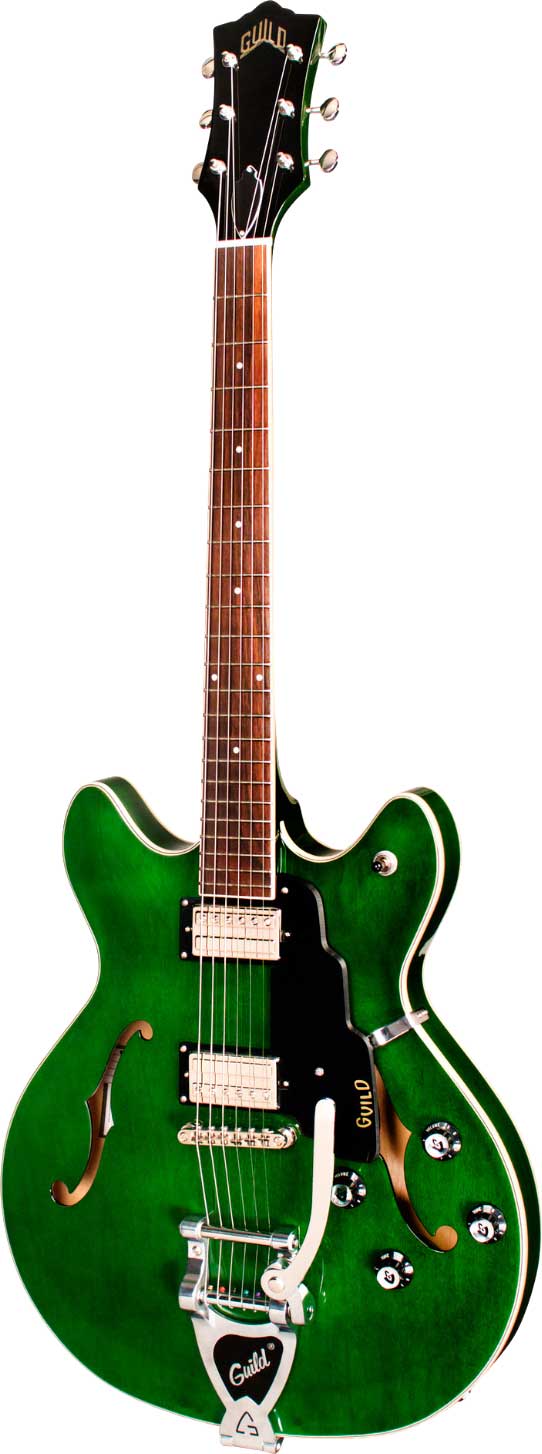 Guild Starfire I Double Cut With Guild Vibrato Tailpiece Green