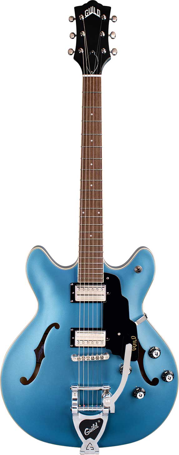 Guild Starfire I Double Cut With Guild Vibrato Tailpiece Pelham Blue