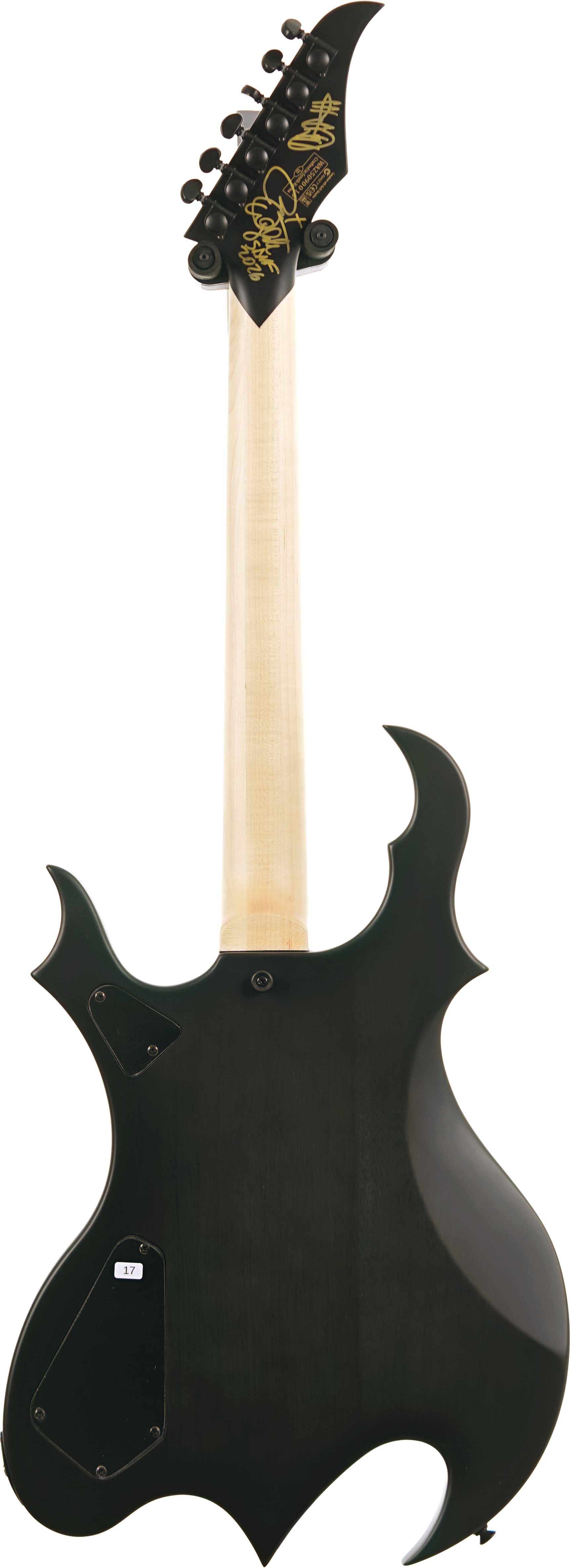 Wylde Audio Wrathmaker Pale Moon Ebony Black Burst Signed by Zakk Wylde #WA25090016