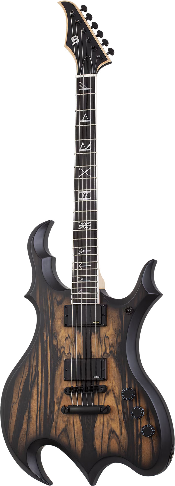 Wylde Audio Wrathmaker Pale Moon Ebony Black Burst