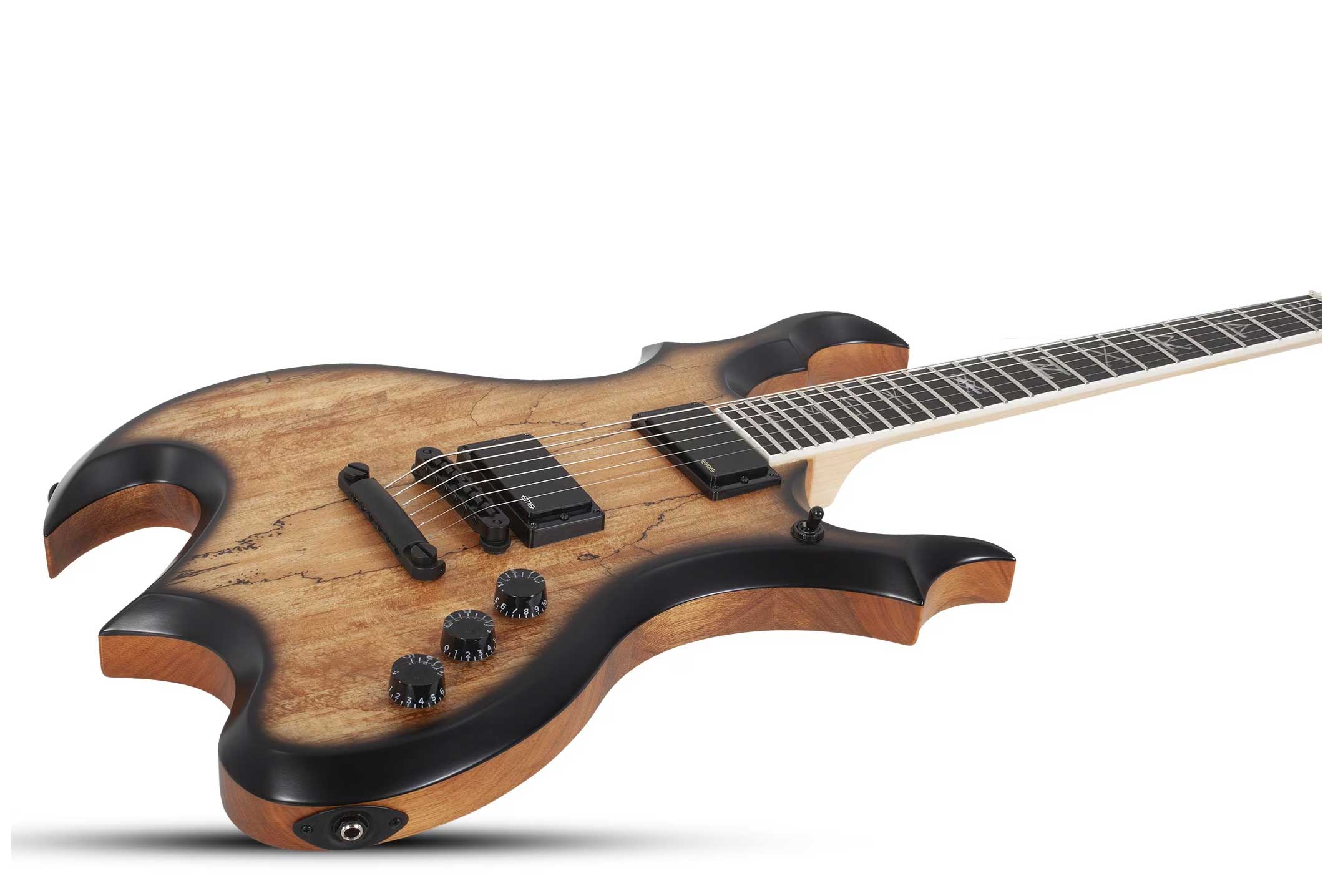 Wylde Audio Wrathmaker Spalted Maple Black Burst
