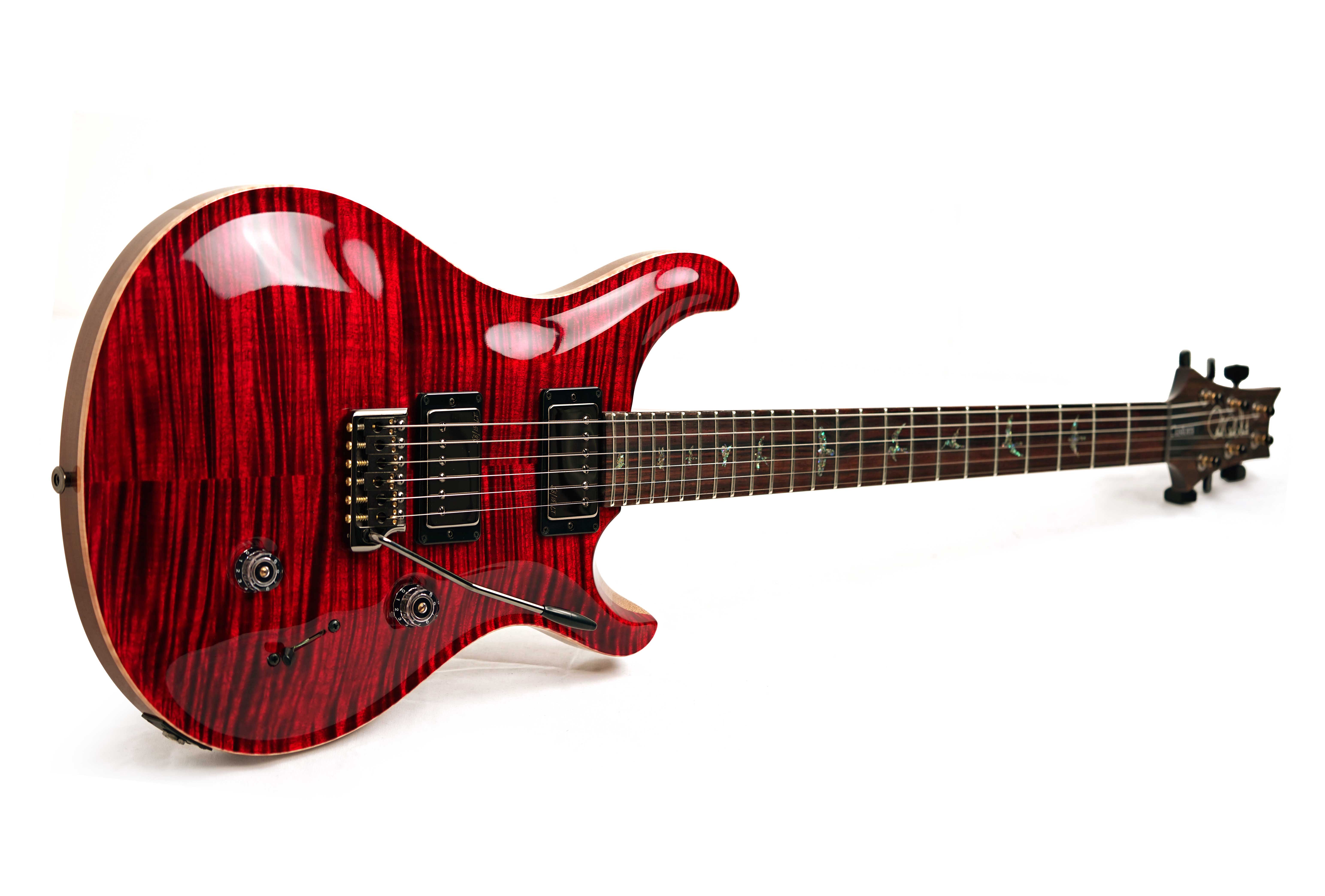 PRS Wood Library Custom 24 10 Top Red Tiger Eye #0423661