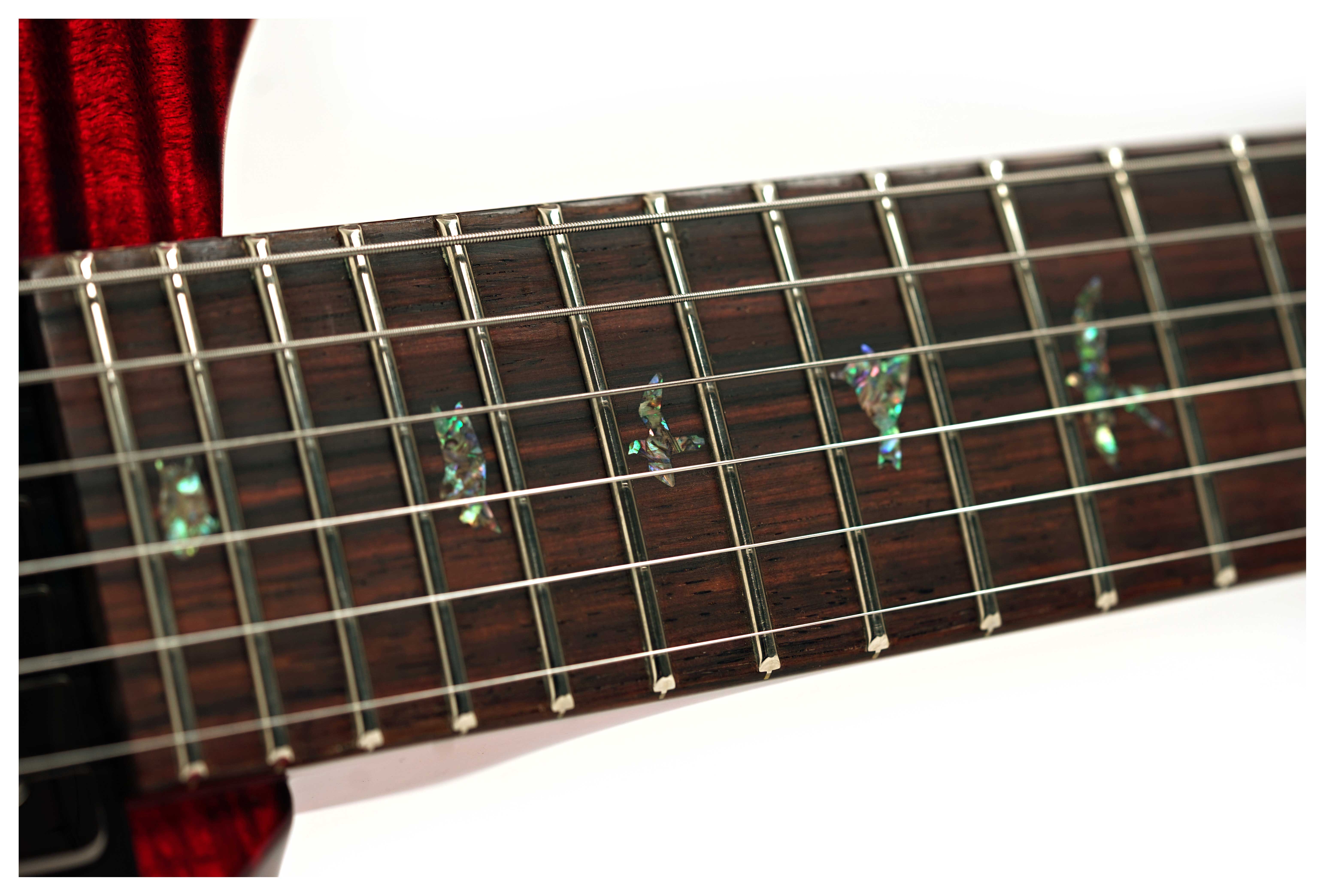 PRS Wood Library Custom 24 10 Top Red Tiger Eye #0423661
