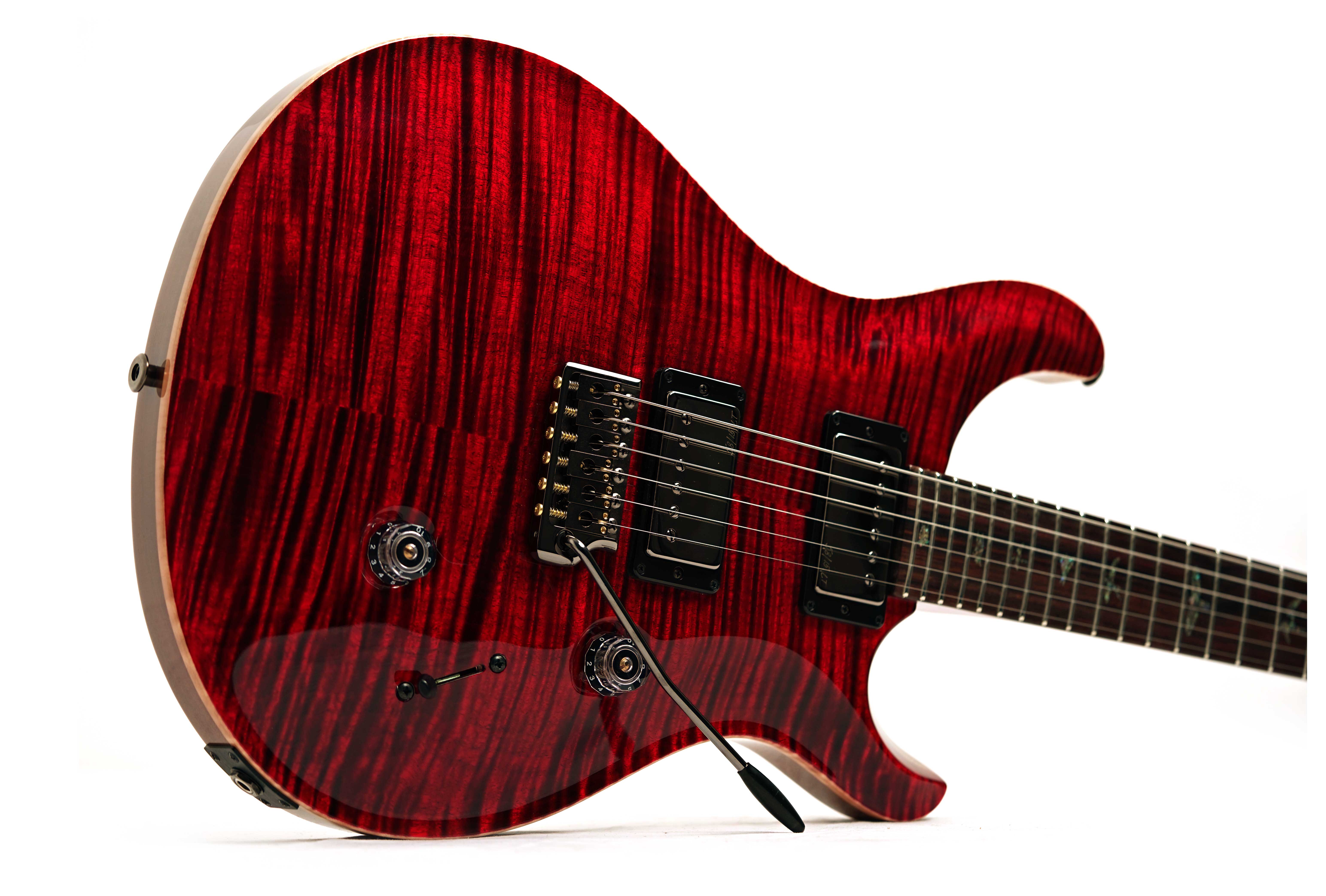 PRS Wood Library Custom 24 10 Top Red Tiger Eye #0423661