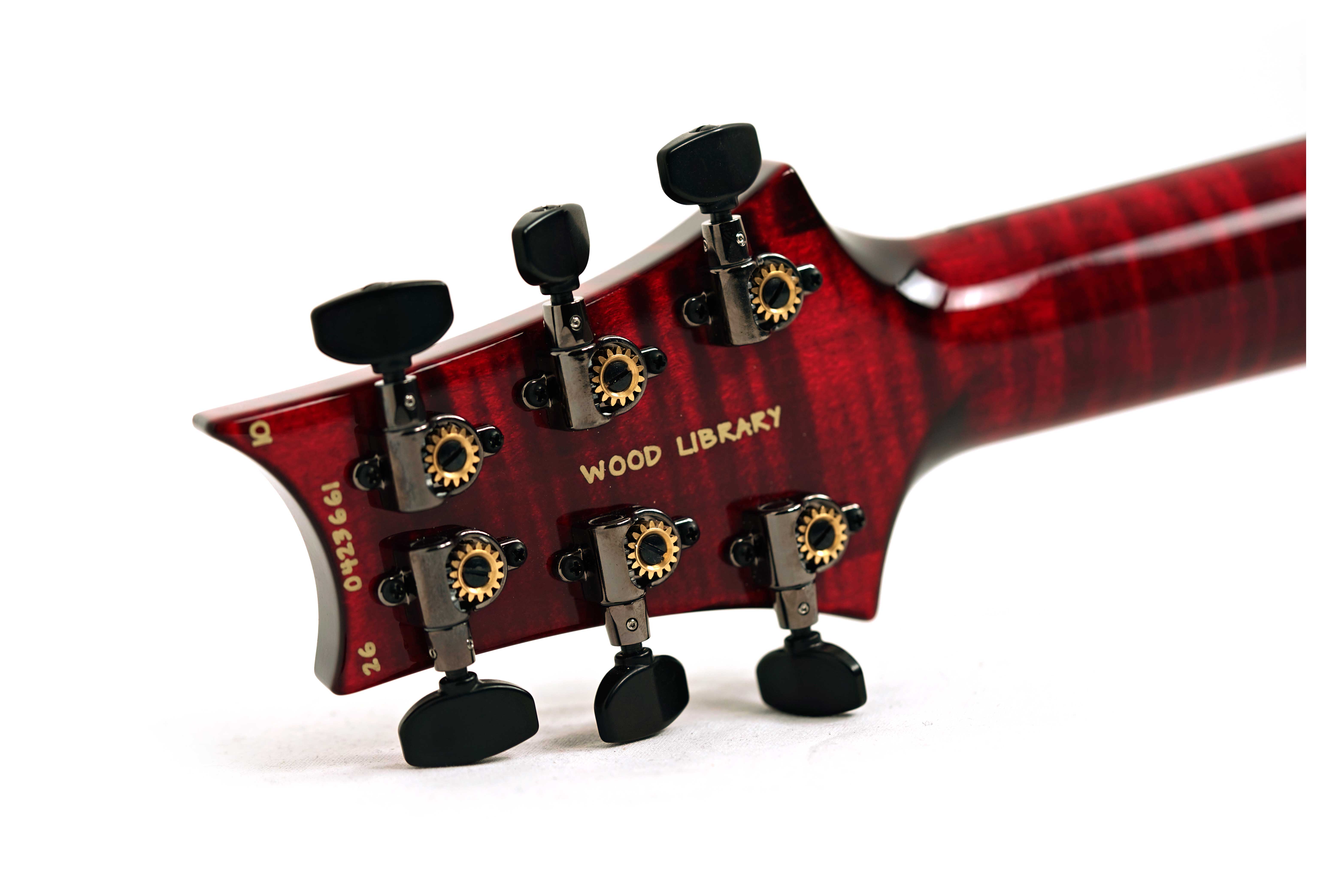 PRS Wood Library Custom 24 10 Top Red Tiger Eye #0423661