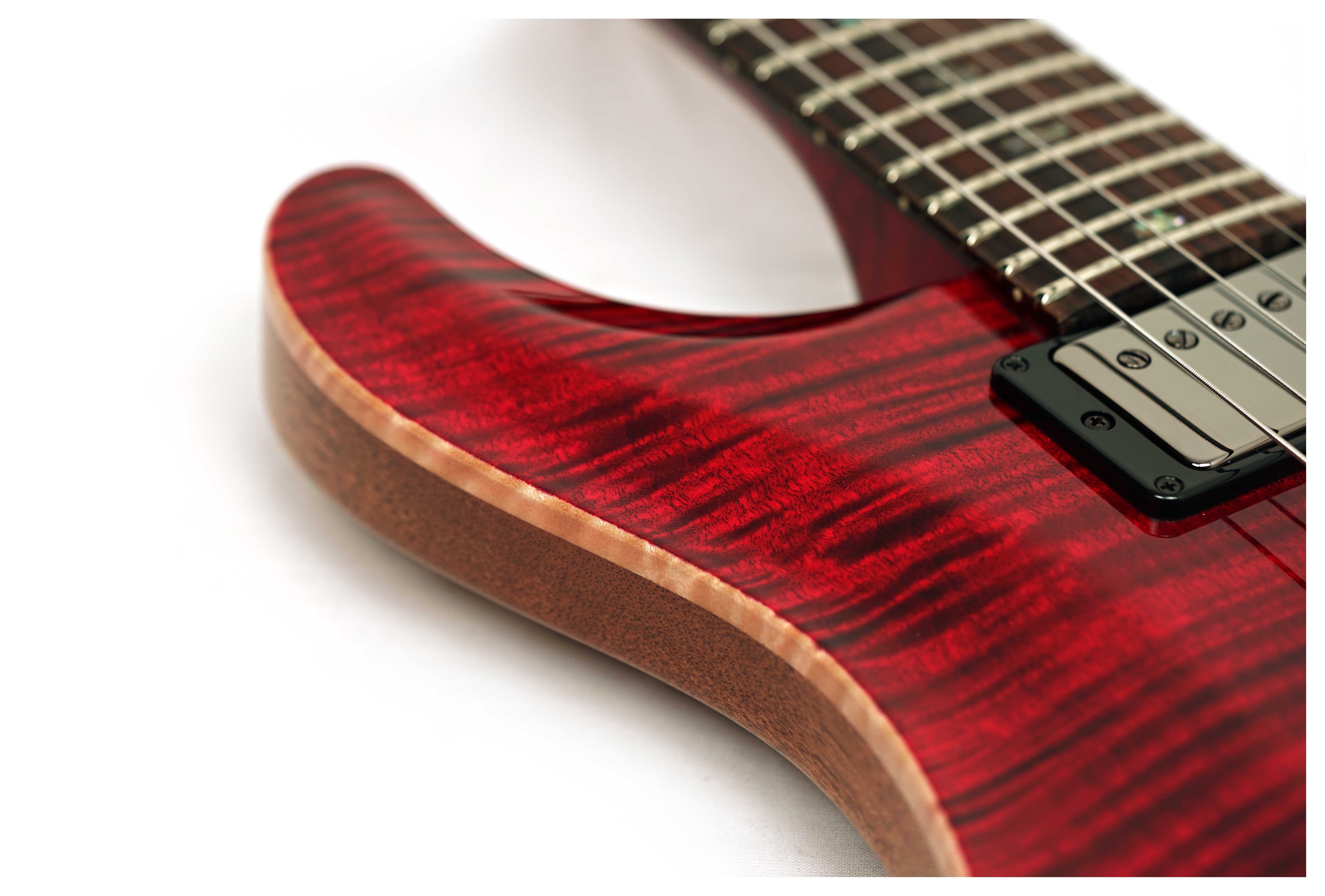 PRS Wood Library Custom 24 10 Top Red Tiger Eye #0423661