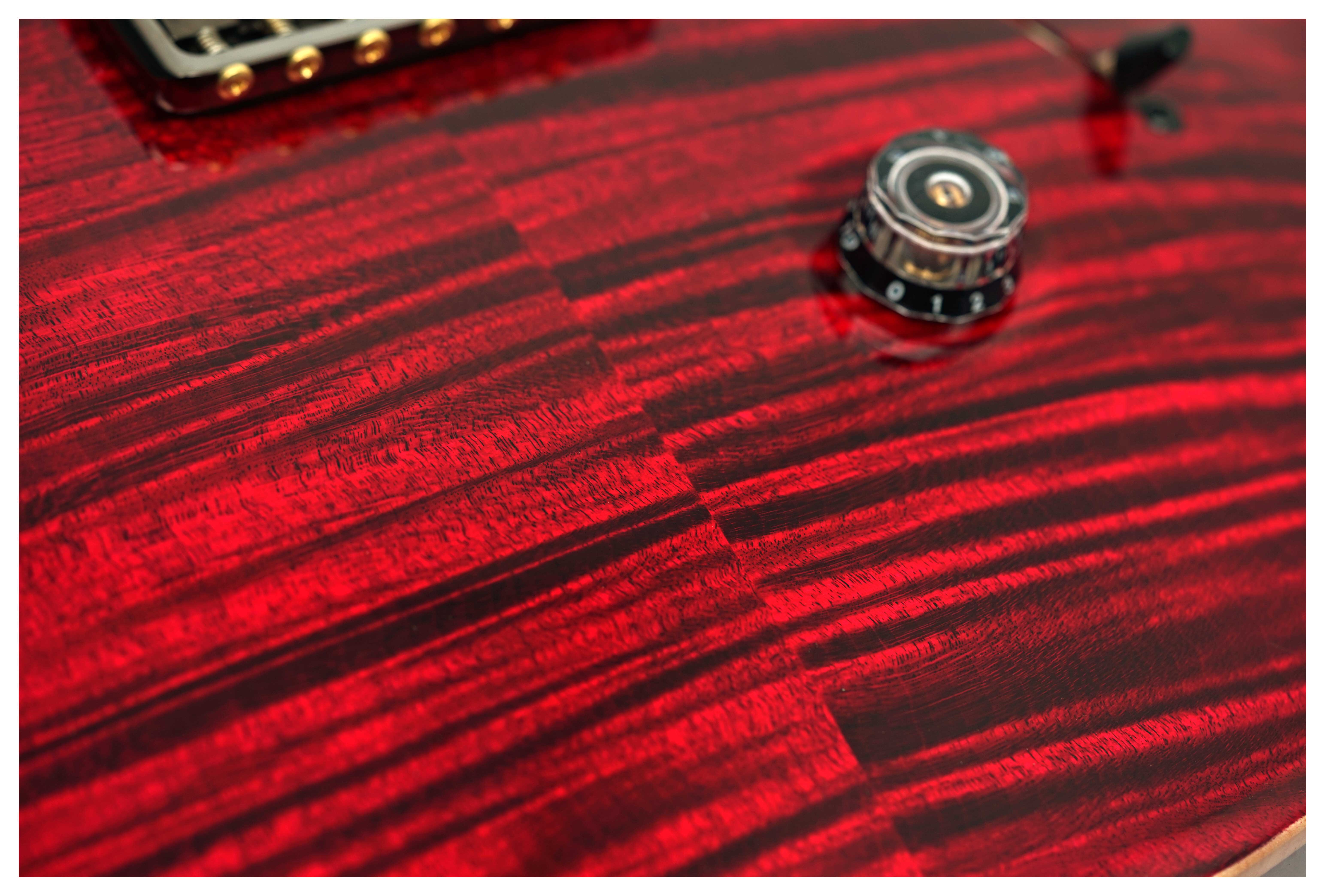 PRS Wood Library Custom 24 10 Top Red Tiger Eye #0423661