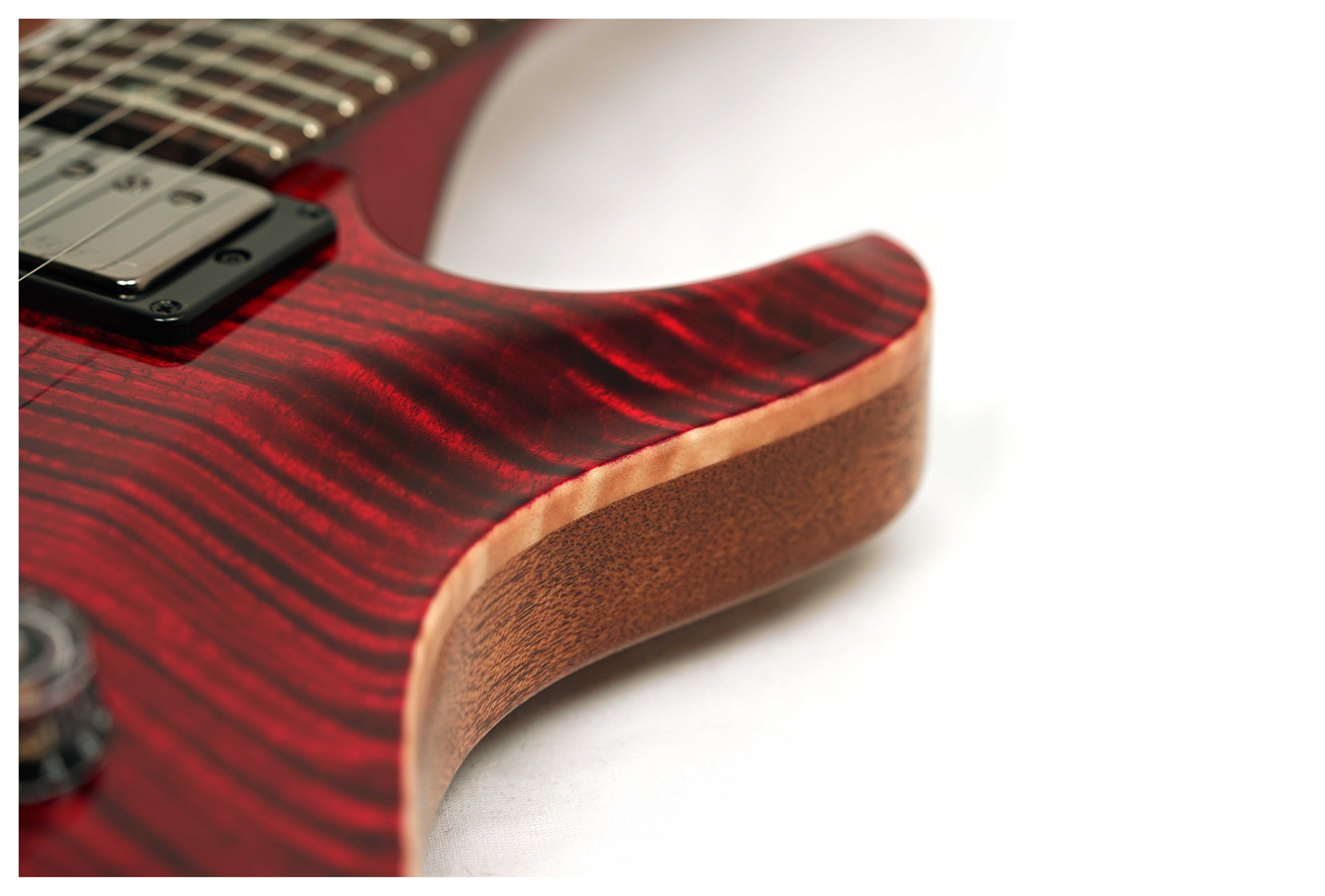 PRS Wood Library Custom 24 10 Top Red Tiger Eye #0423661