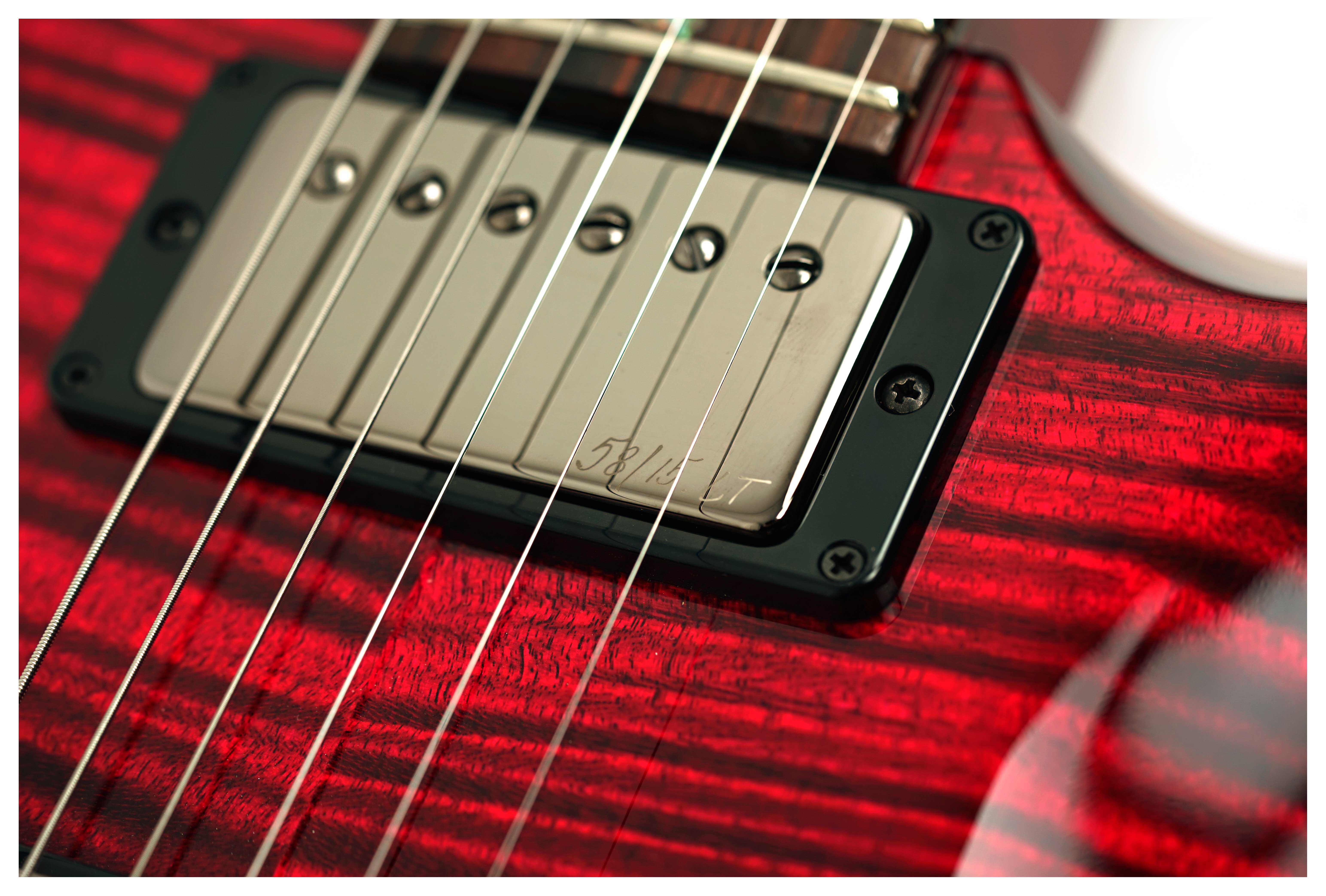 PRS Wood Library Custom 24 10 Top Red Tiger Eye #0423661