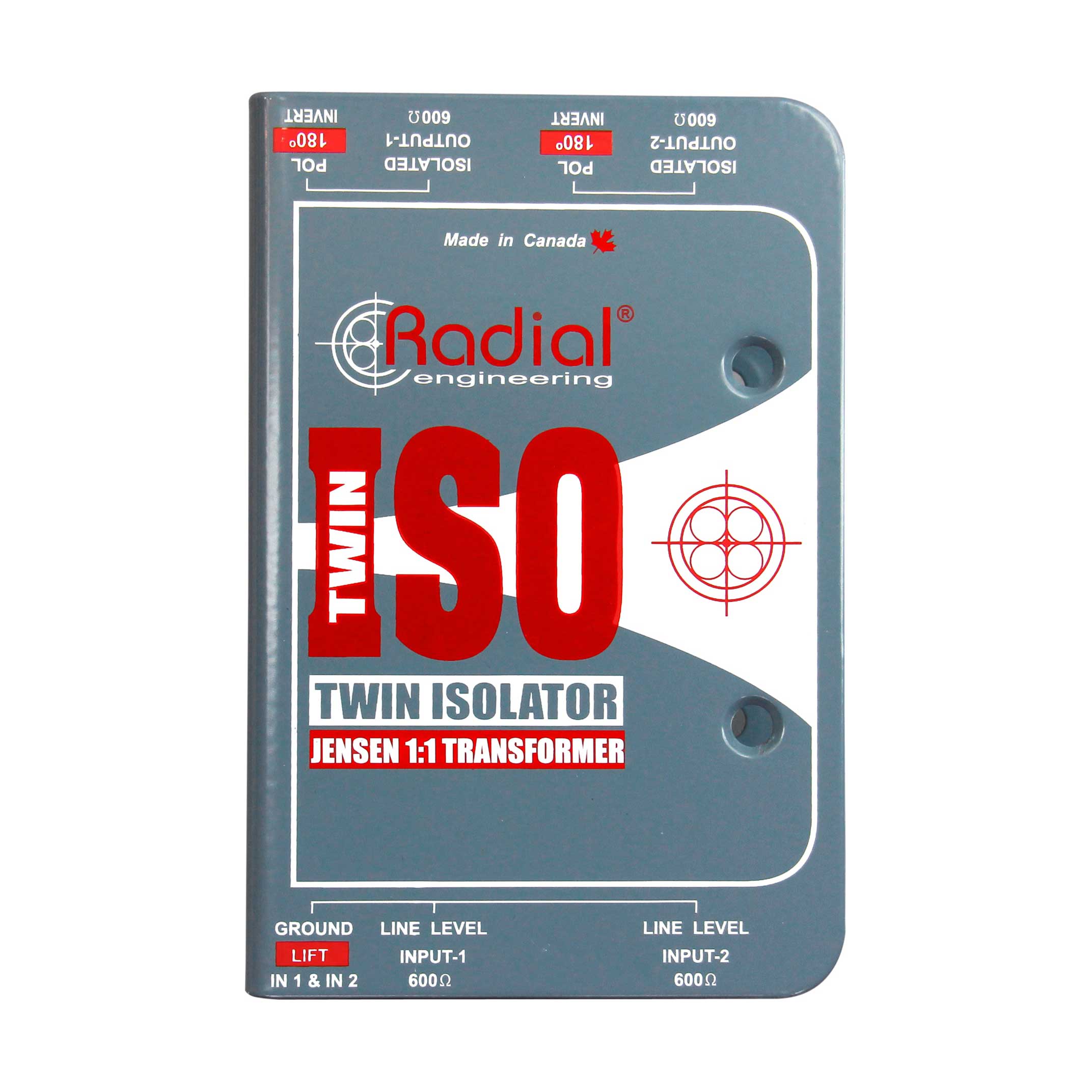 Radial Twin-Iso Two Channel Line Level Isolator Jensen