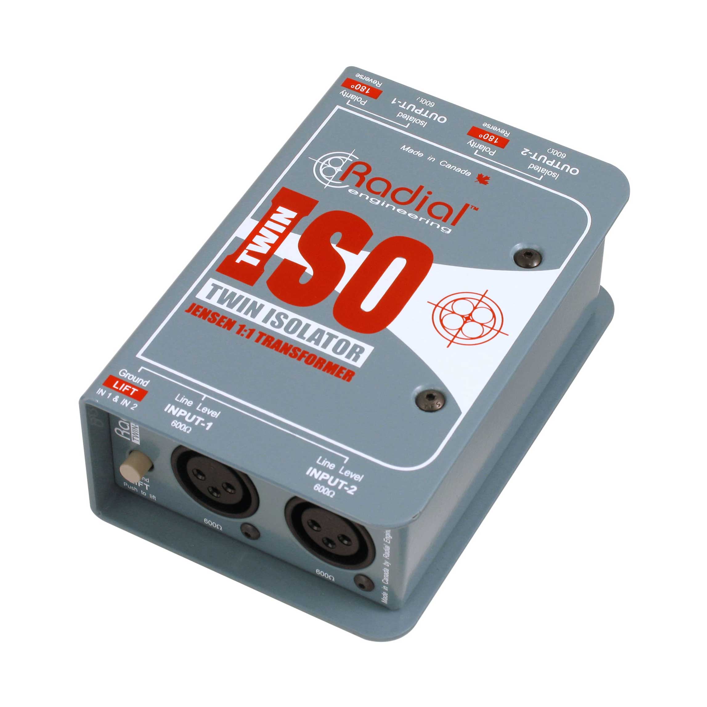 Radial Twin-Iso Two Channel Line Level Isolator Jensen