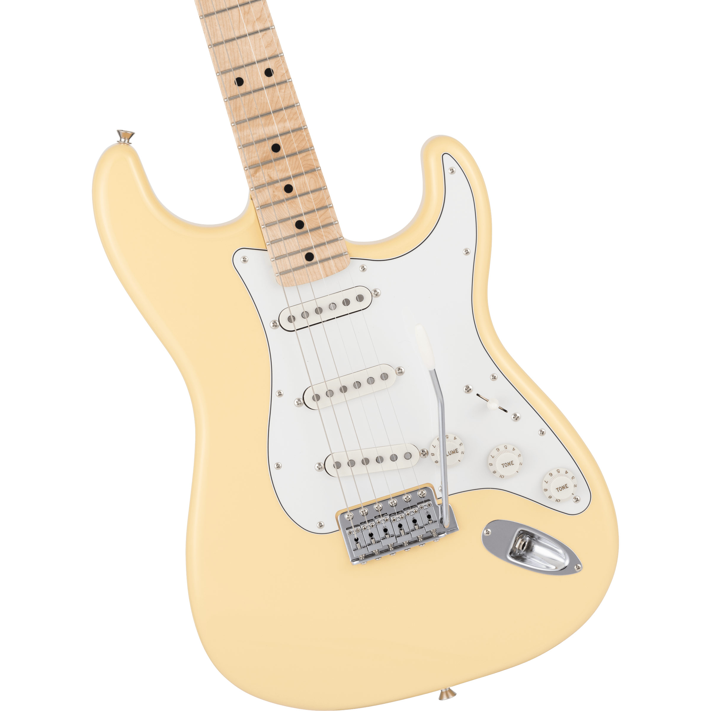 Fender Made In Japan Traditional 70s Stratocaster Vintage White Maple Fingerboard