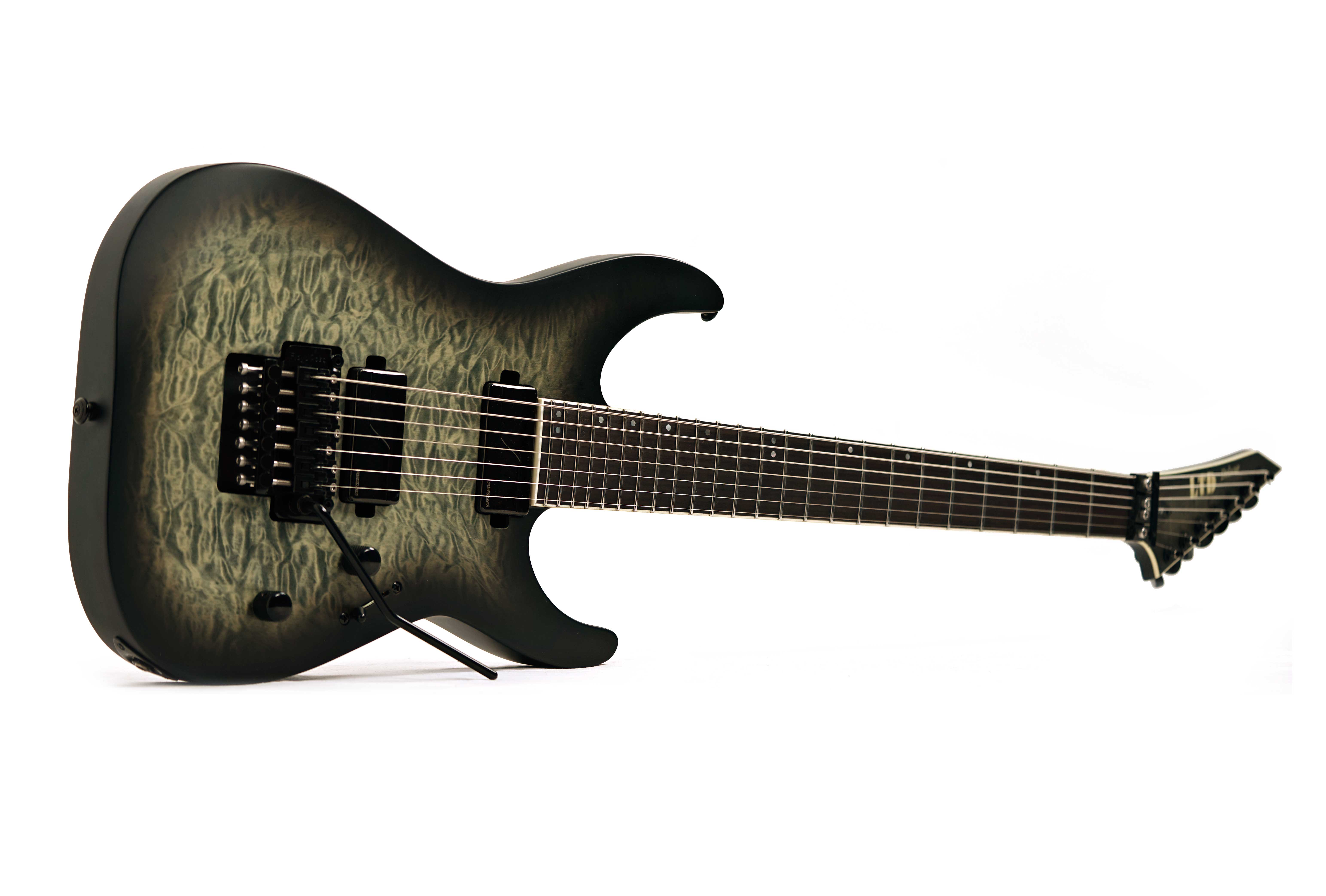 ESP LTD M-1007 Baritone Quilted Maple Charcoal Burst Satin (Ex-Demo) #W24032361