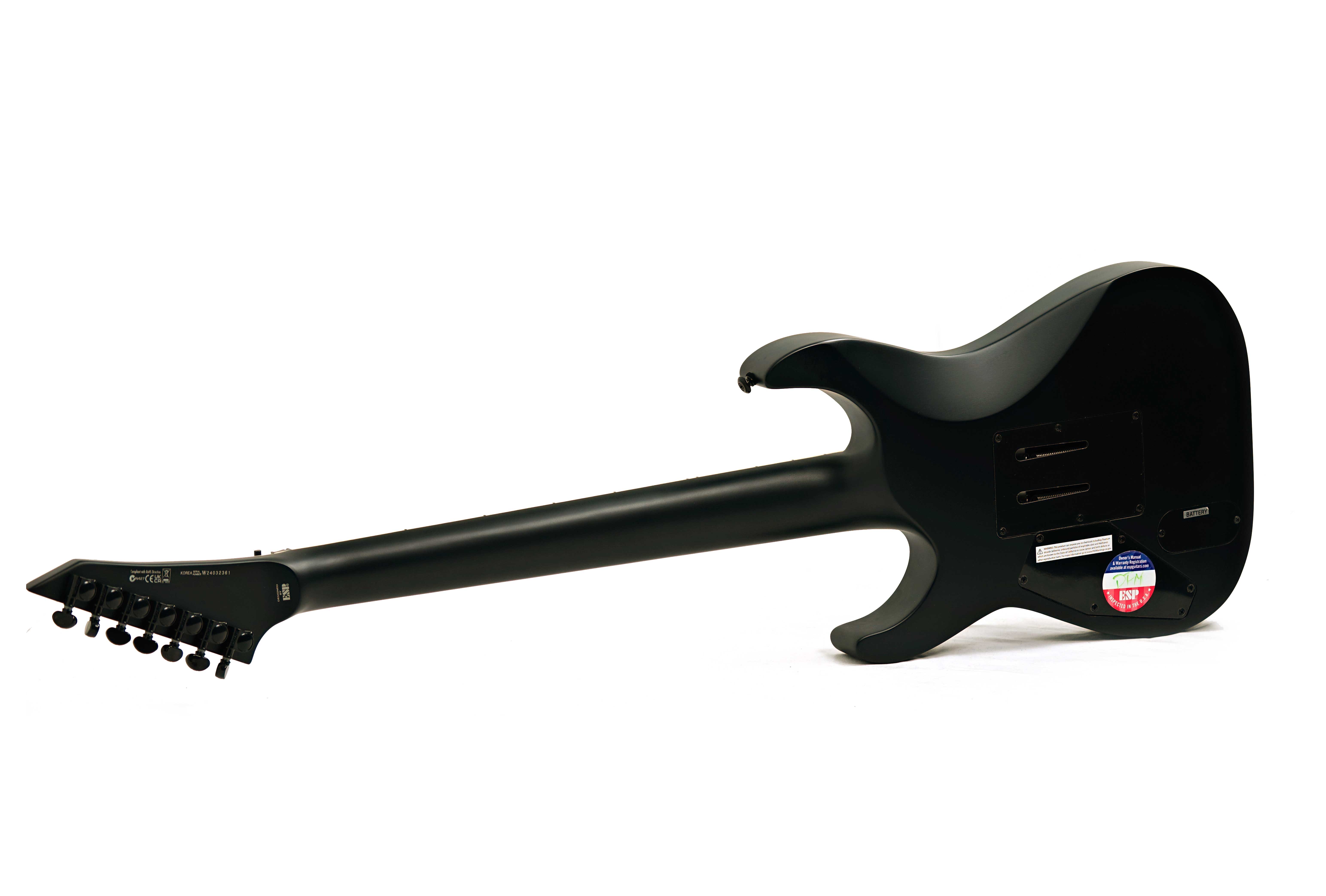 ESP LTD M-1007 Baritone Quilted Maple Charcoal Burst Satin (Ex-Demo) #W24032361
