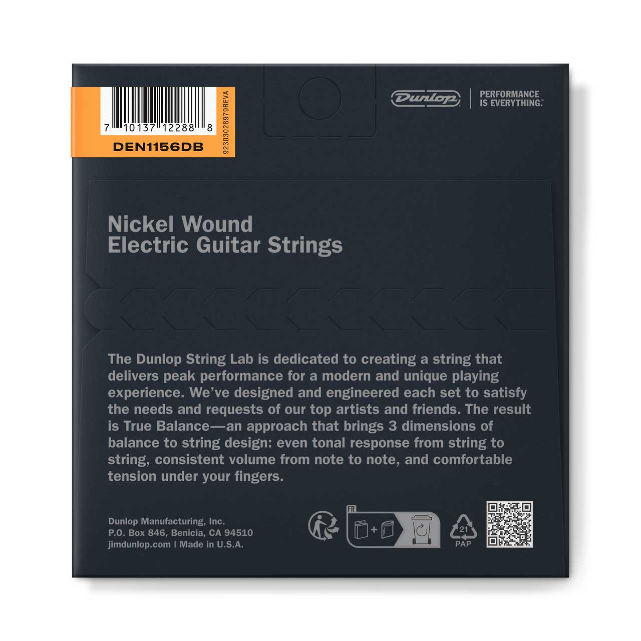 Dunlop DEN1156DB Nickel Wound Electric Drop B
