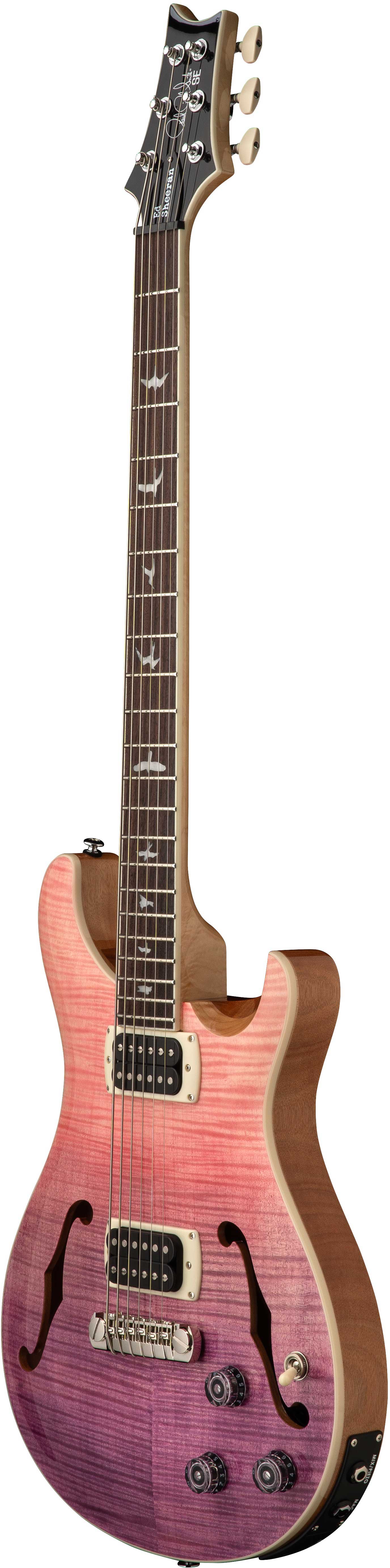 PRS SE Ed Sheeran Hollowbody I Baritone Piezo Pink Ombre