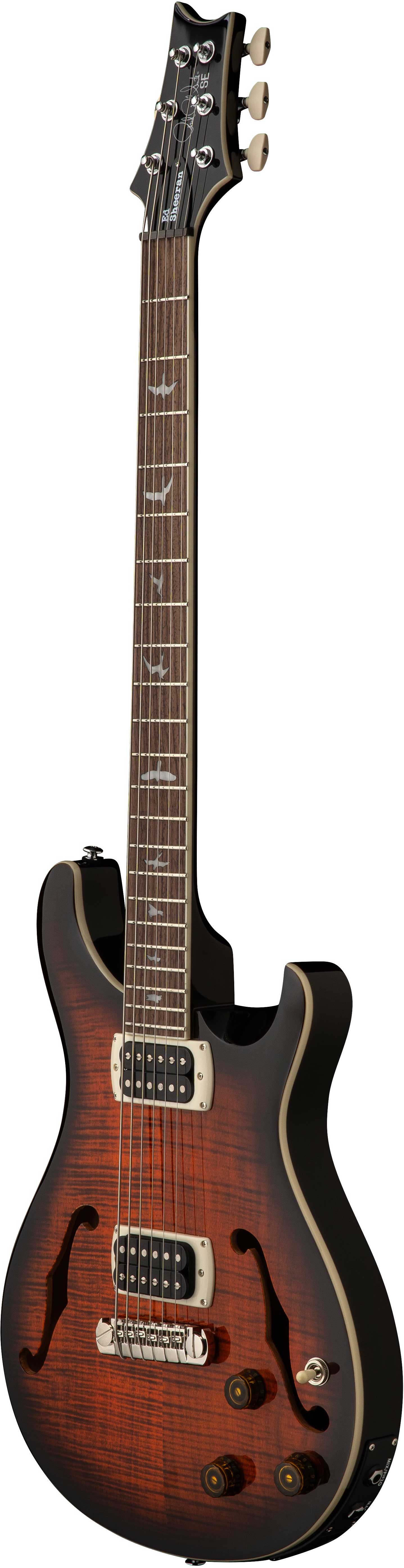 PRS SE Ed Sheeran Hollowbody I Baritone Piezo Orange Tiger Smokeburst