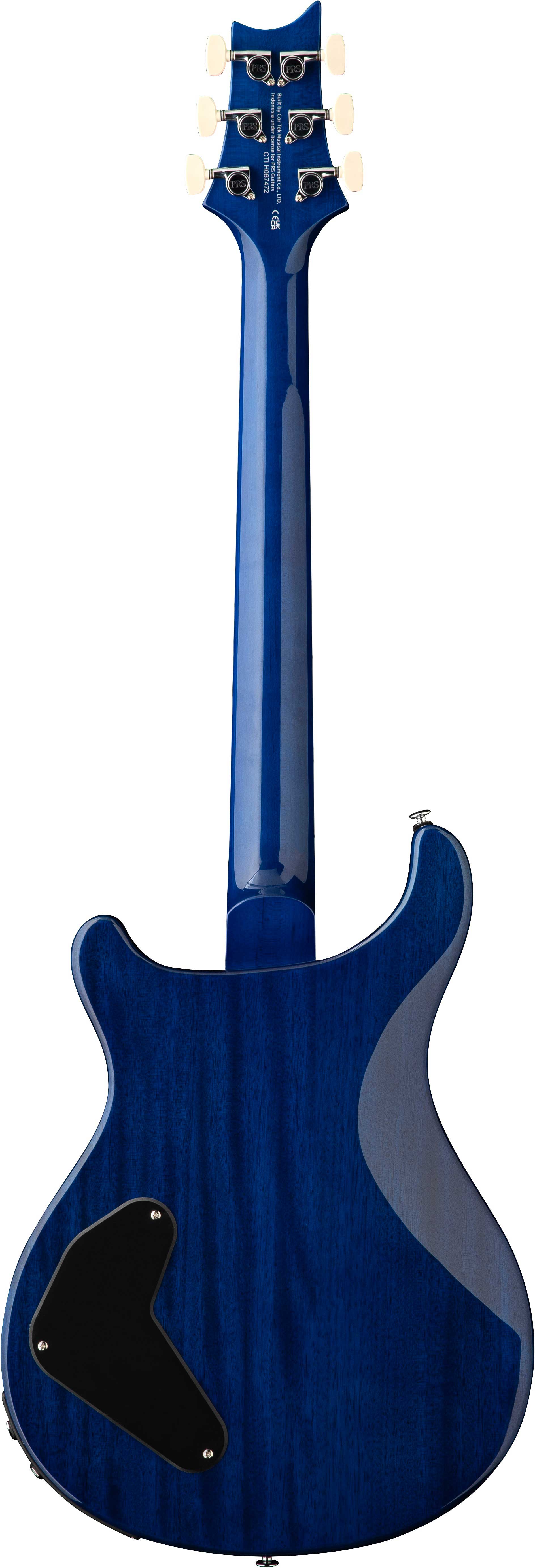 PRS SE Flat Back Hollowbody I Piezo Lake Blue