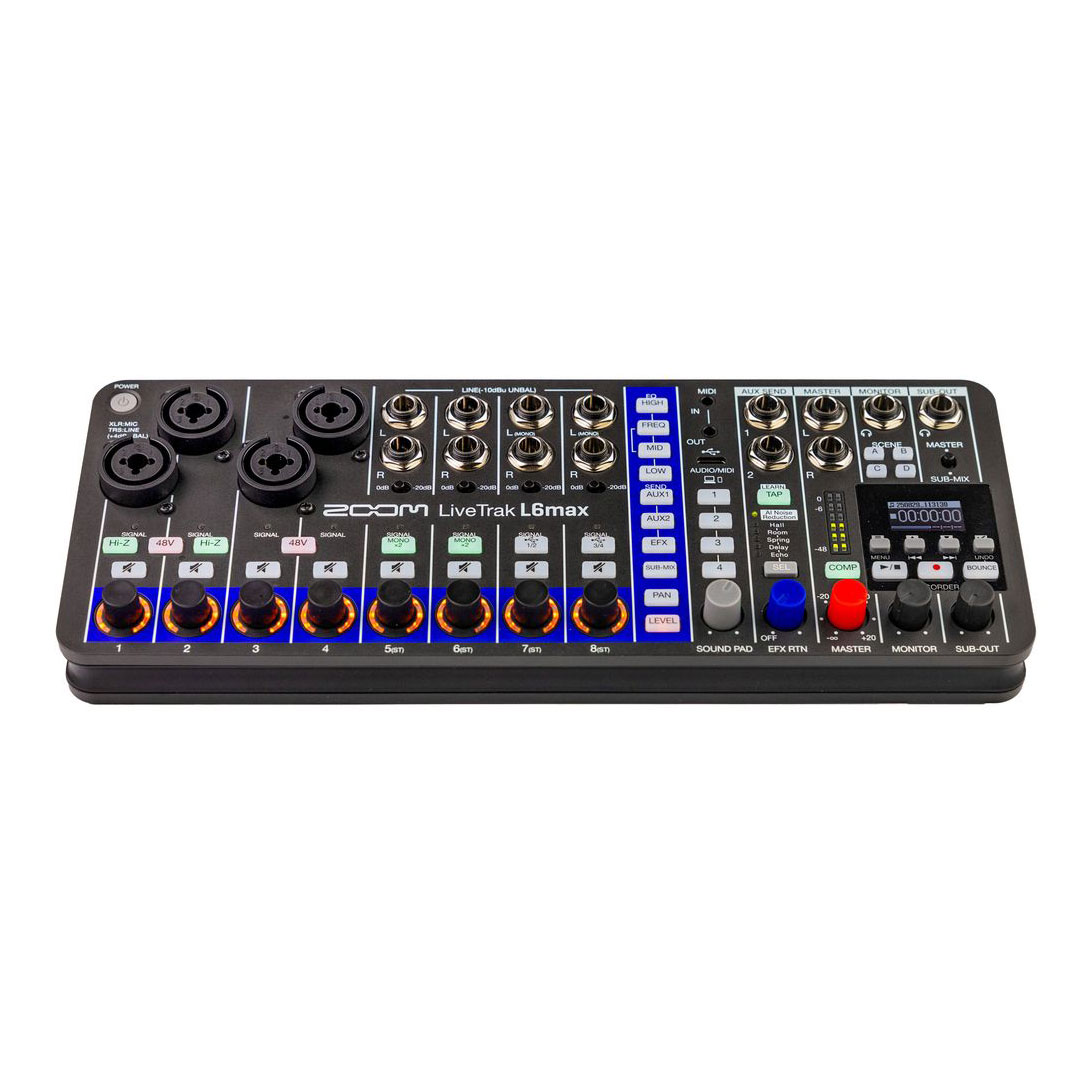 Zoom Recorder L6max LiveTrak - 12-Channel Mixer & Recorder