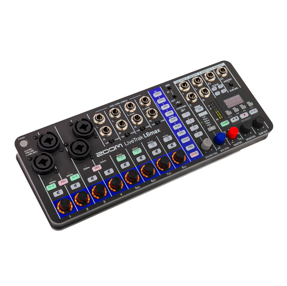 Zoom Recorder L6max LiveTrak - 12-Channel Mixer & Recorder